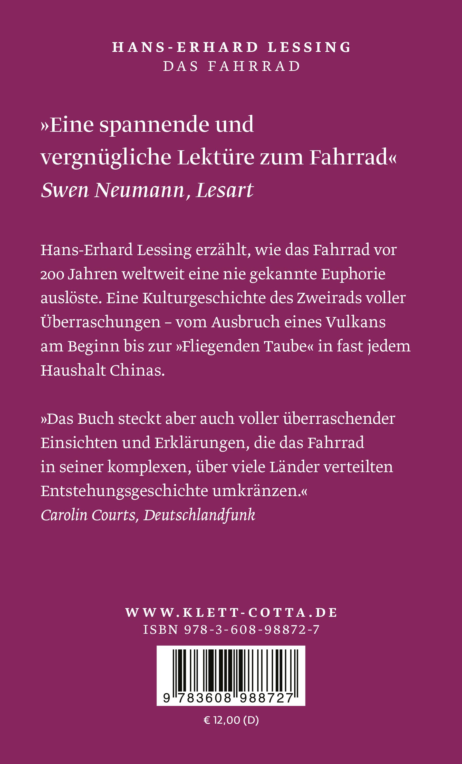 Rückseitencover Das Fahrrad