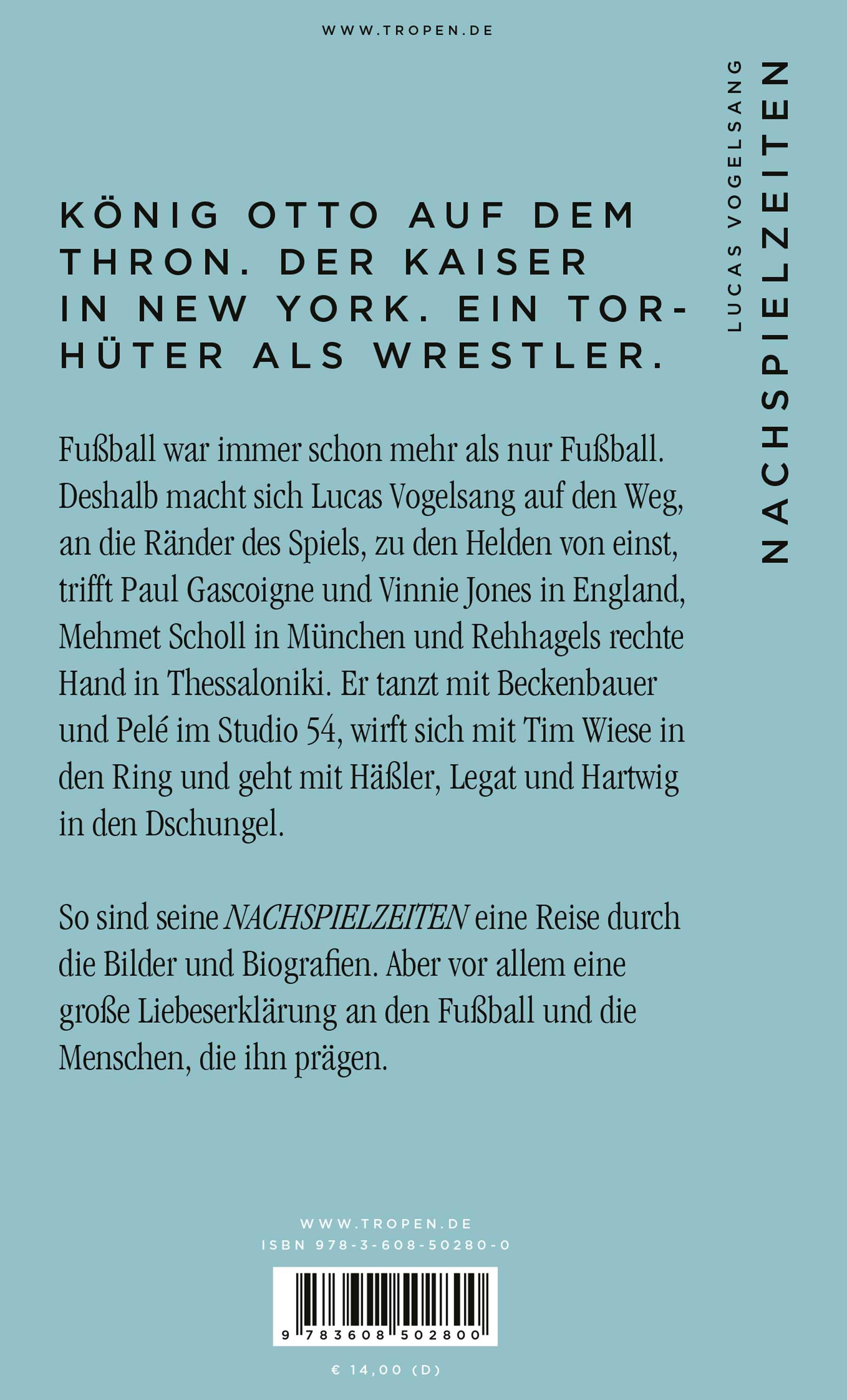 Rückseitencover Nachspielzeiten