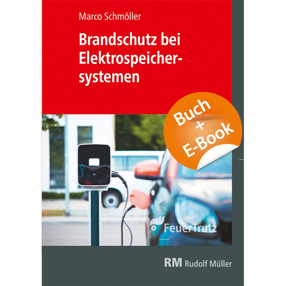 Vorderes Coverbild Brandschutz bei Elektrospeichersystemen - mit E-Book (PDF)