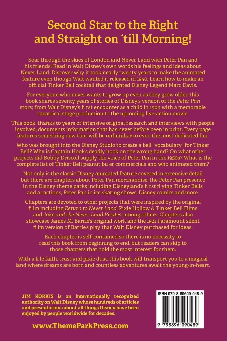 Rückseitencover Off to Never Land