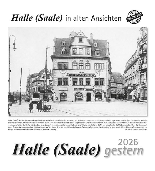 Vorderes Coverbild Halle (Saale) gestern 2026
