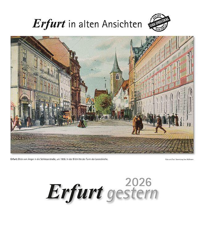 Vorderes Coverbild Erfurt gestern 2026