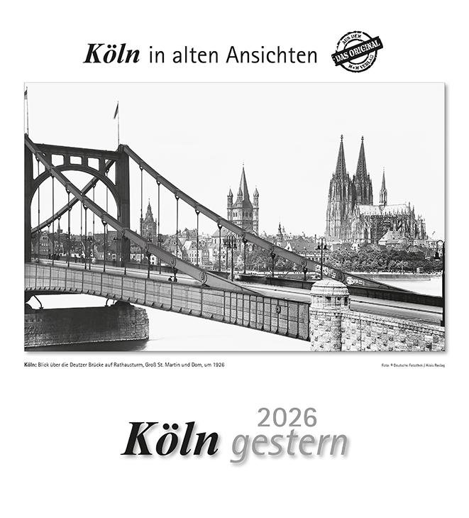 Vorderes Coverbild Köln gestern 2026