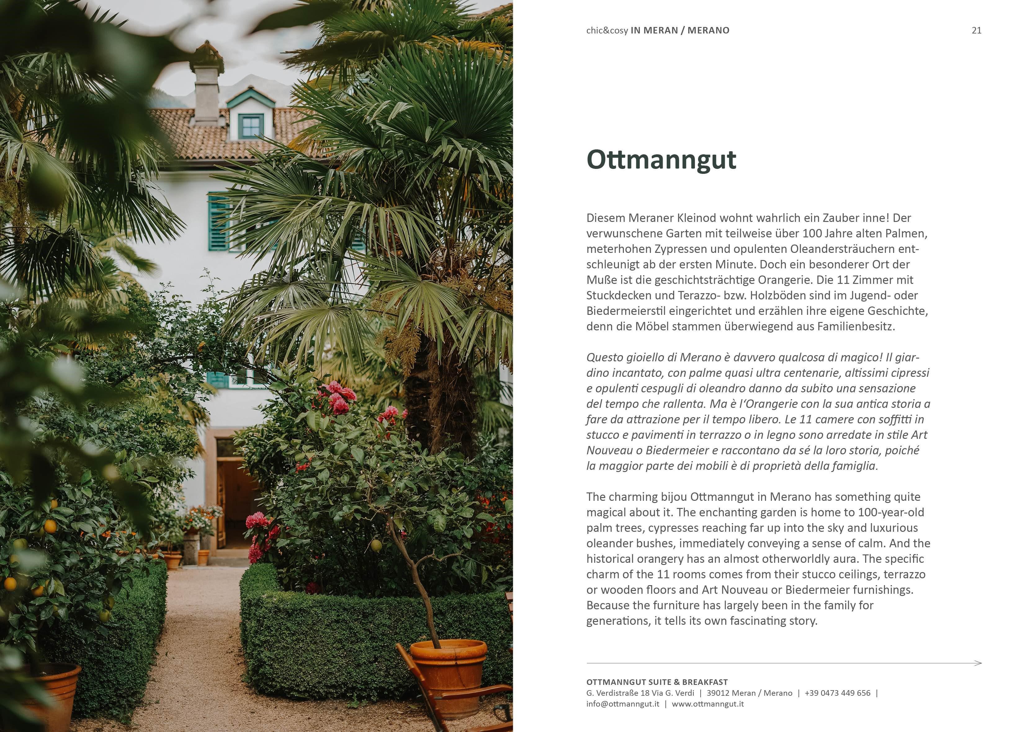 Beispielinhalt (Bild) chic&cosy - Boutiquehotels, Apartments and Bed&Breakfasts in Südtirol / Alto Adige / South Tyrol