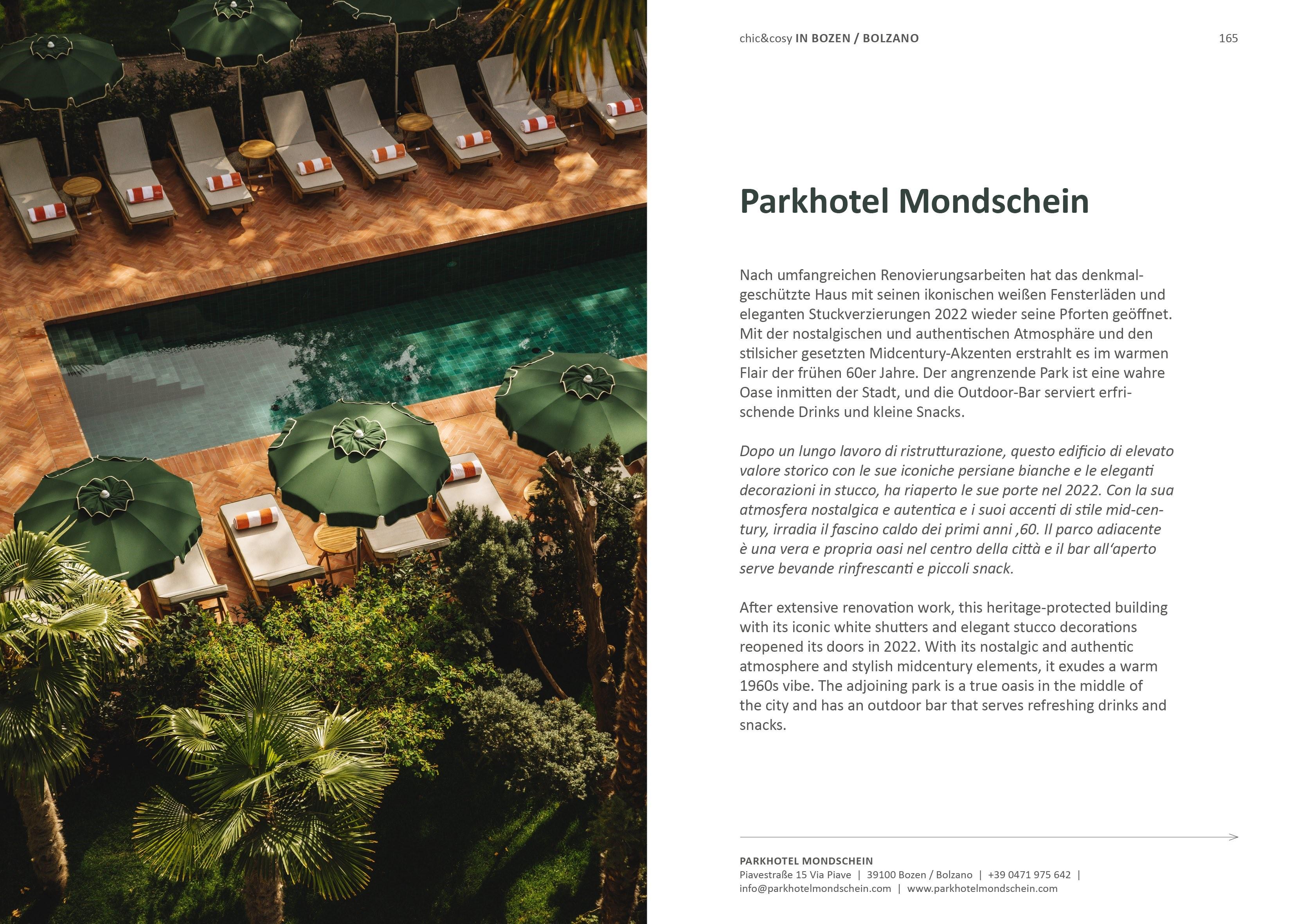 Beispielinhalt (Bild) chic&cosy - Boutiquehotels, Apartments and Bed&Breakfasts in Südtirol / Alto Adige / South Tyrol