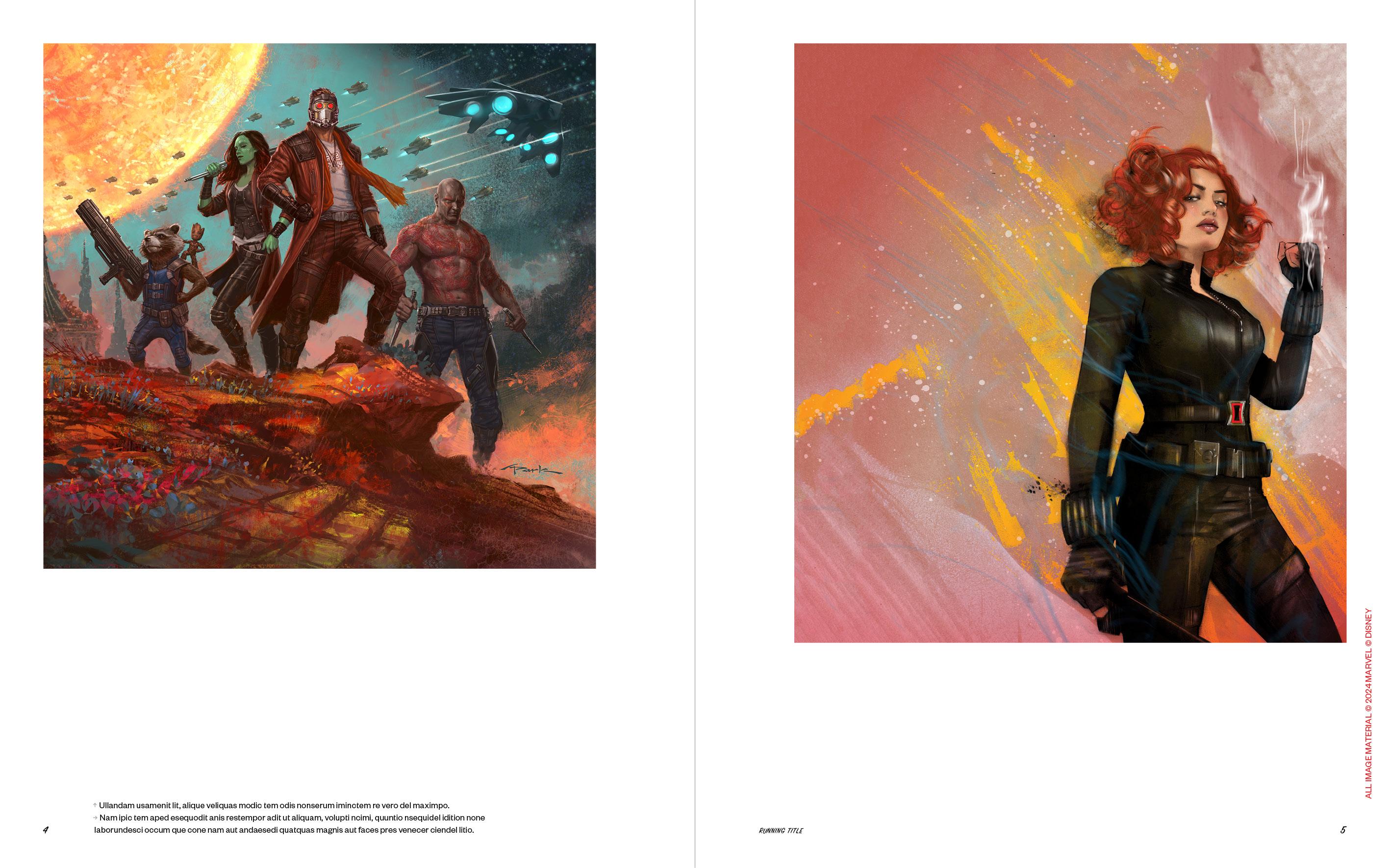 Beispielinhalt (Bild) Disney Hotel New York - The Art of Marvel