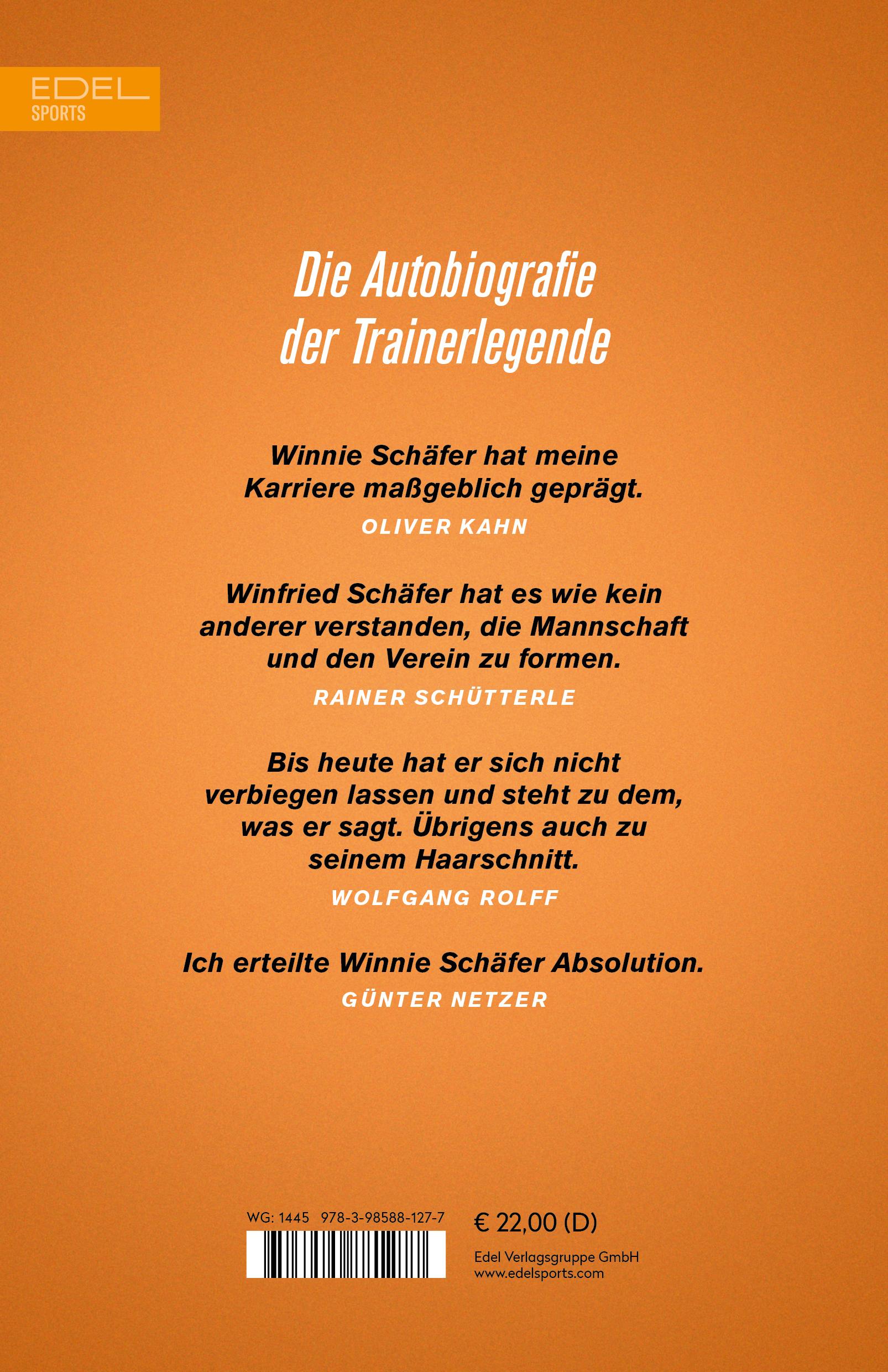 Beispielinhalt (Bild) Fußball-Trainerlegende Winnie Schäfer: Wildpark, Scheichs und Voodoozauber