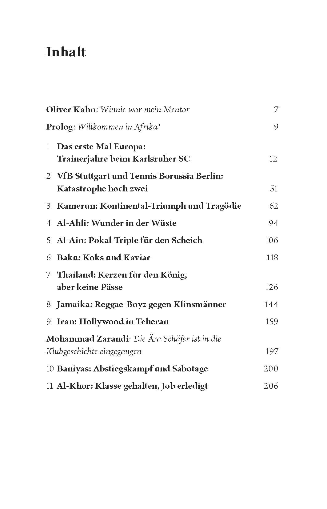 Beispielinhalt (Bild) Fußball-Trainerlegende Winnie Schäfer: Wildpark, Scheichs und Voodoozauber
