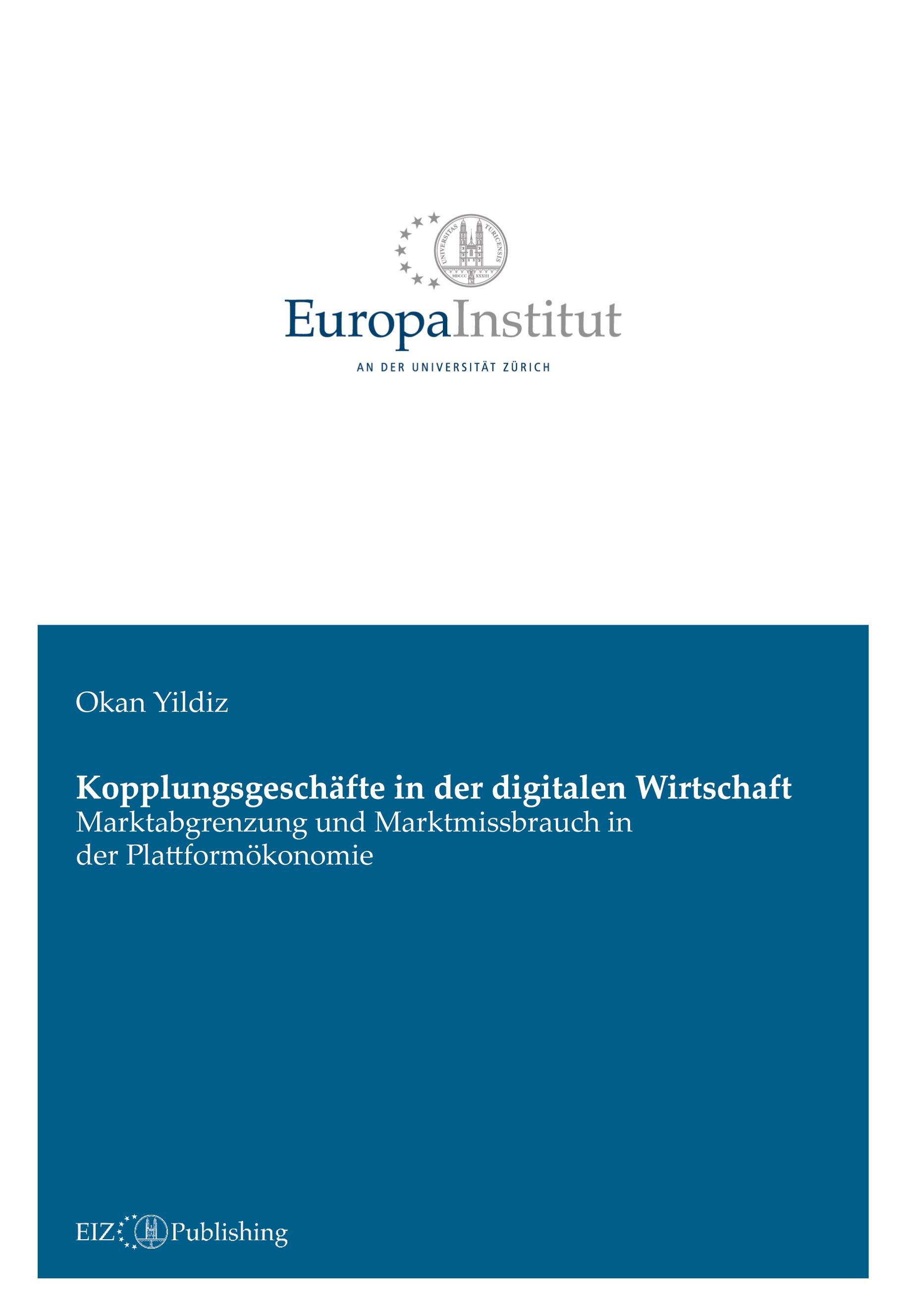 Vorderes Coverbild Kopplungsgeschäfte in der digitalen Wirtschaft