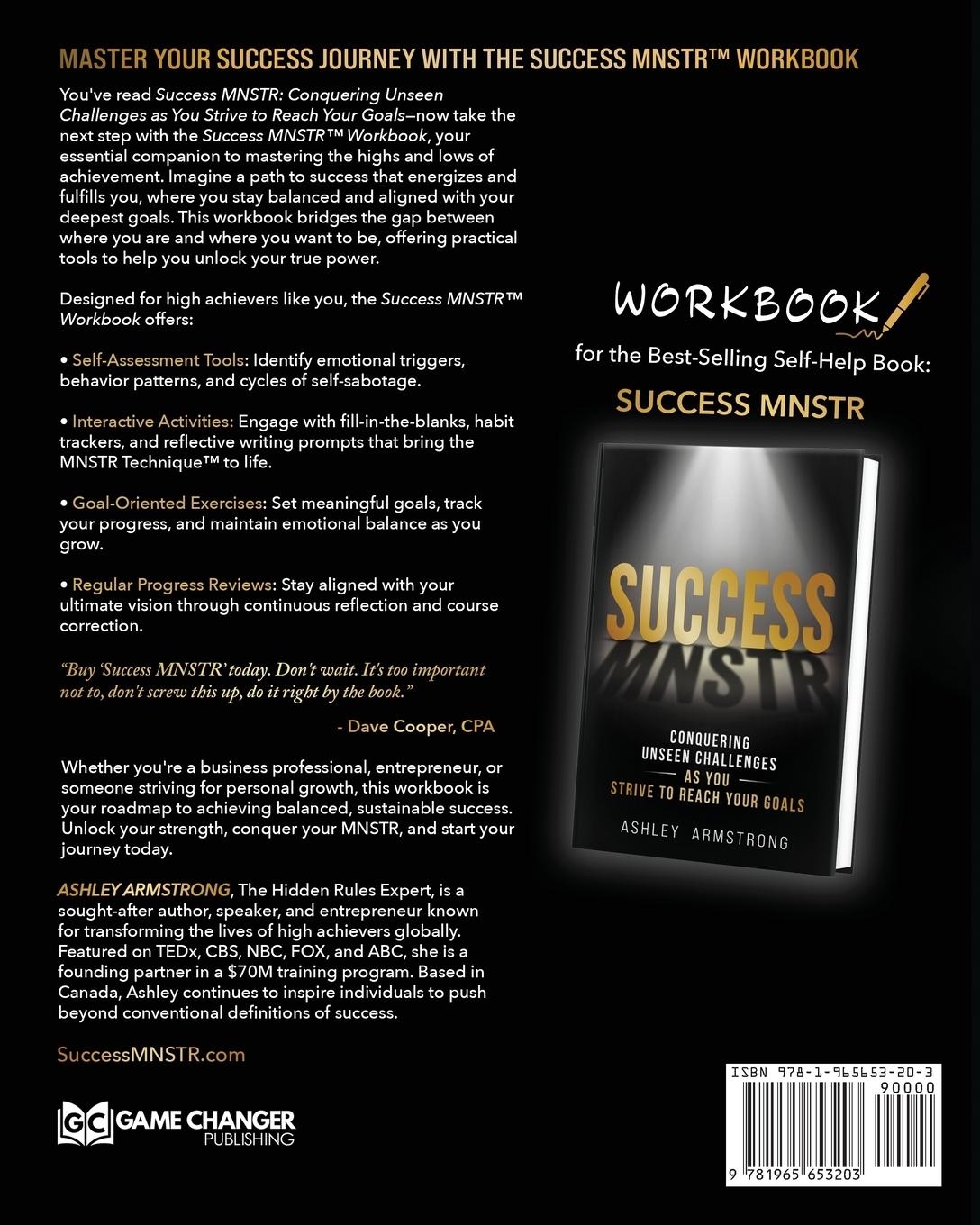 Rückseitencover SUCCESS MNSTR WORKBOOK