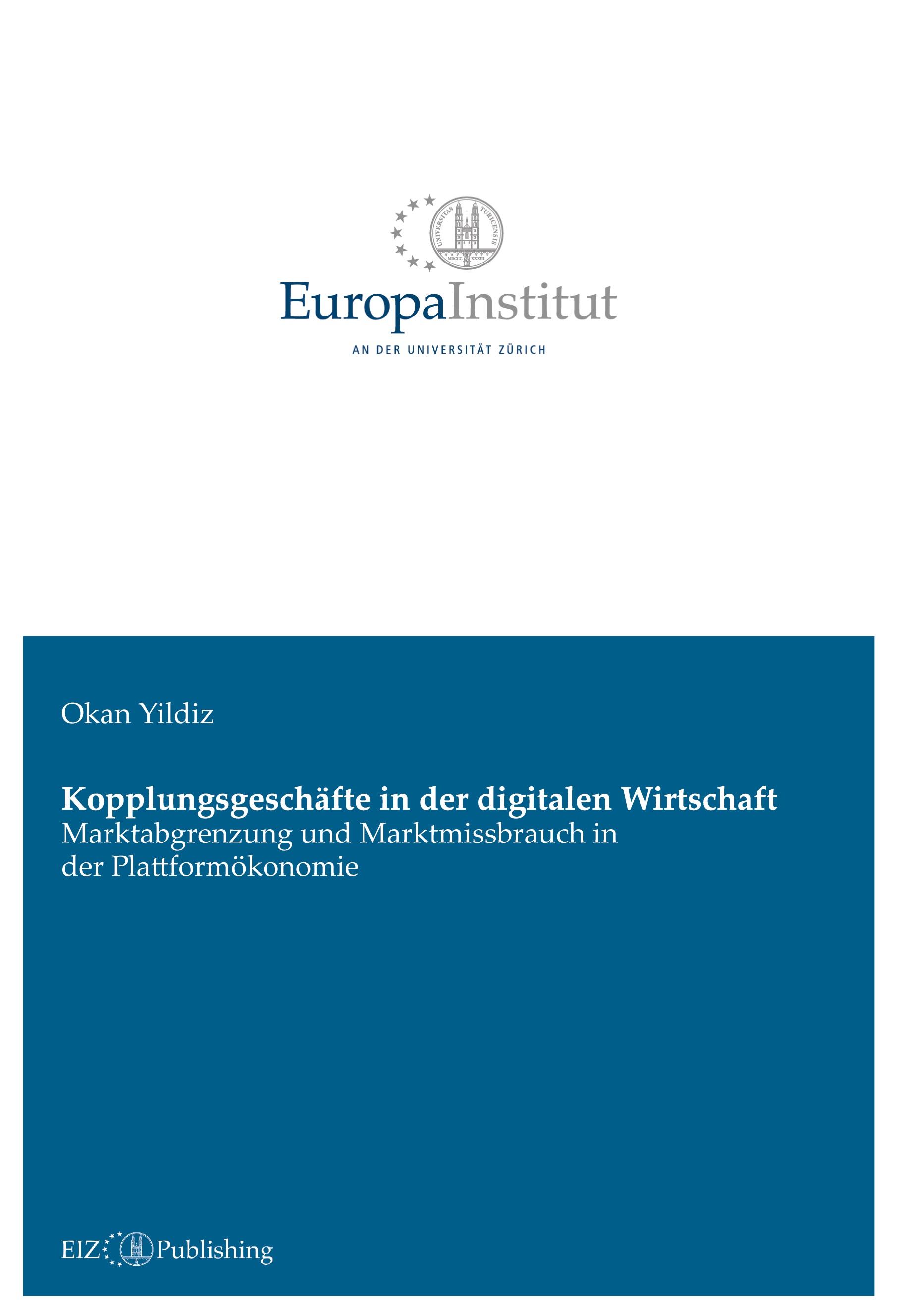 Vorderes Coverbild Kopplungsgeschäfte in der digitalen Wirtschaft