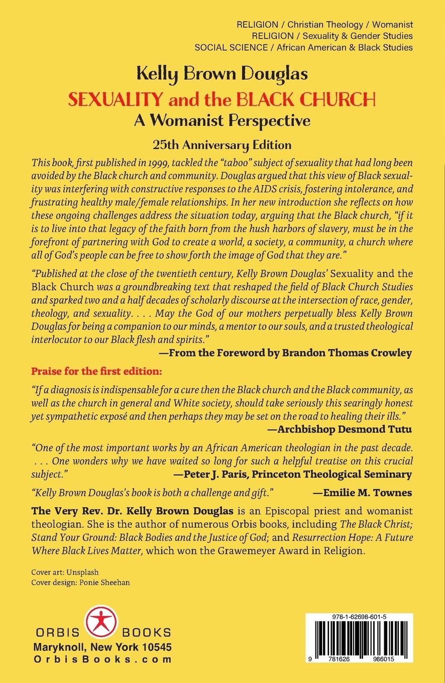Rückseitencover Sexuality and the Black Church: A Womanist Perspective - 25th Anniversary Edition