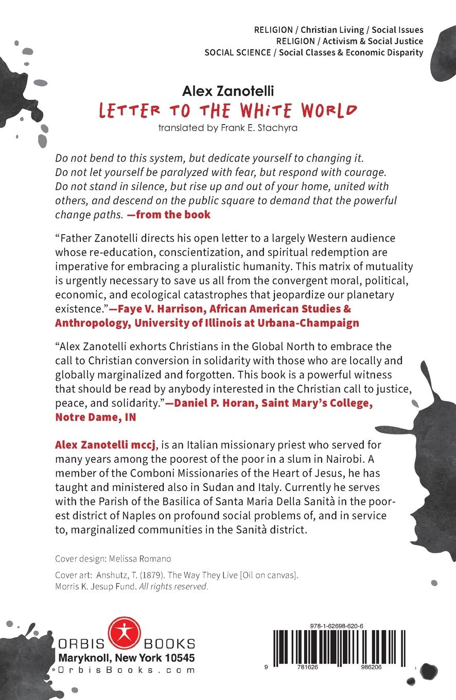 Rückseitencover Letter to the White World