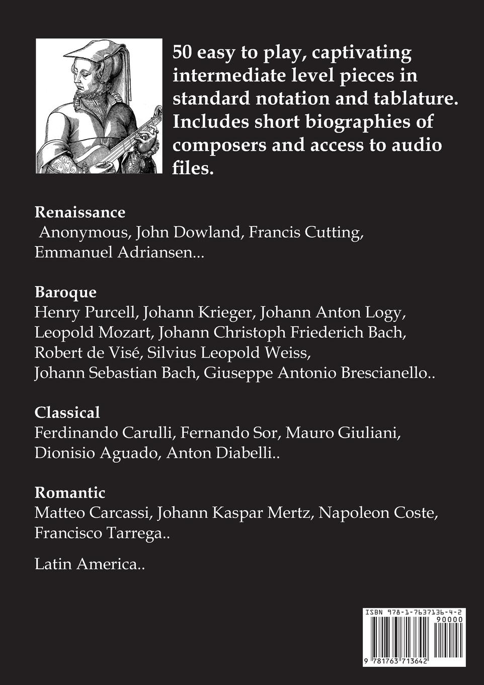 Rückseitencover Intermediate Classical Guitar Pieces