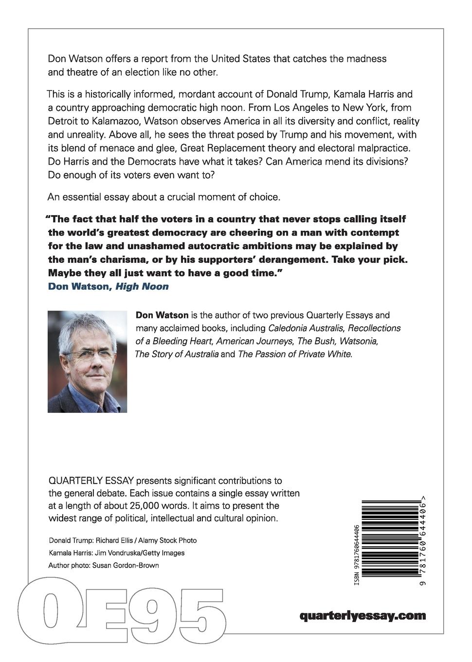 Rückseitencover High Noon