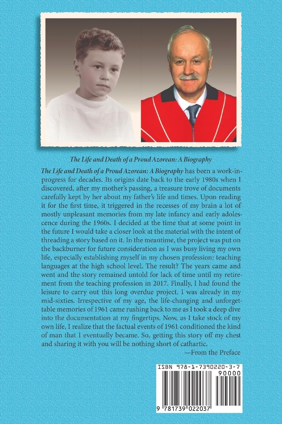 Rückseitencover The Life and Death of a Proud Azorean