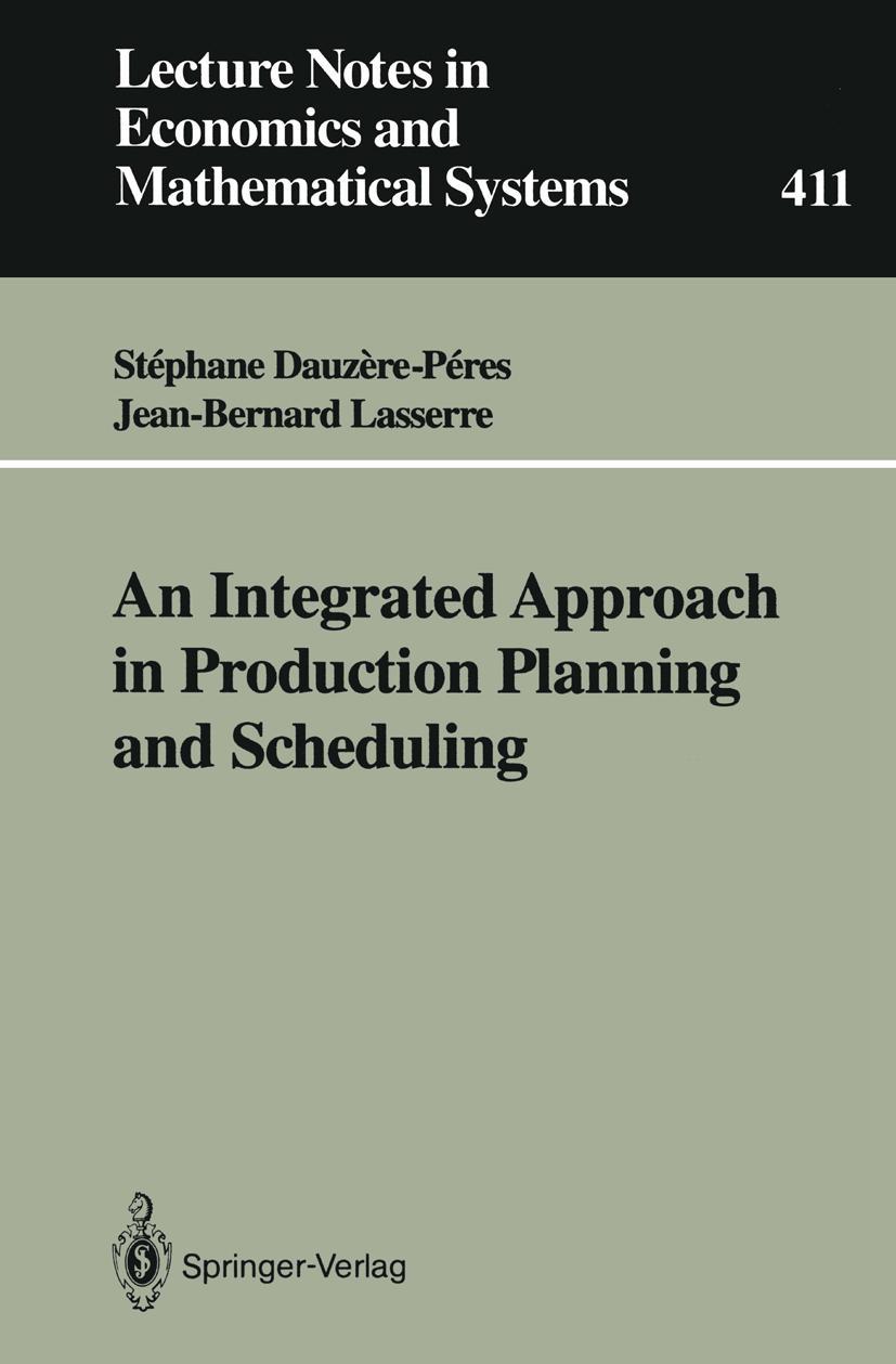 Vorderes Coverbild An Integrated Approach in Production Planning and Scheduling