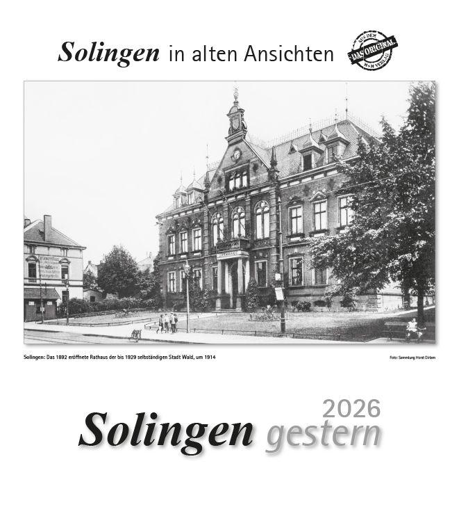Vorderes Coverbild Solingen gestern 2026