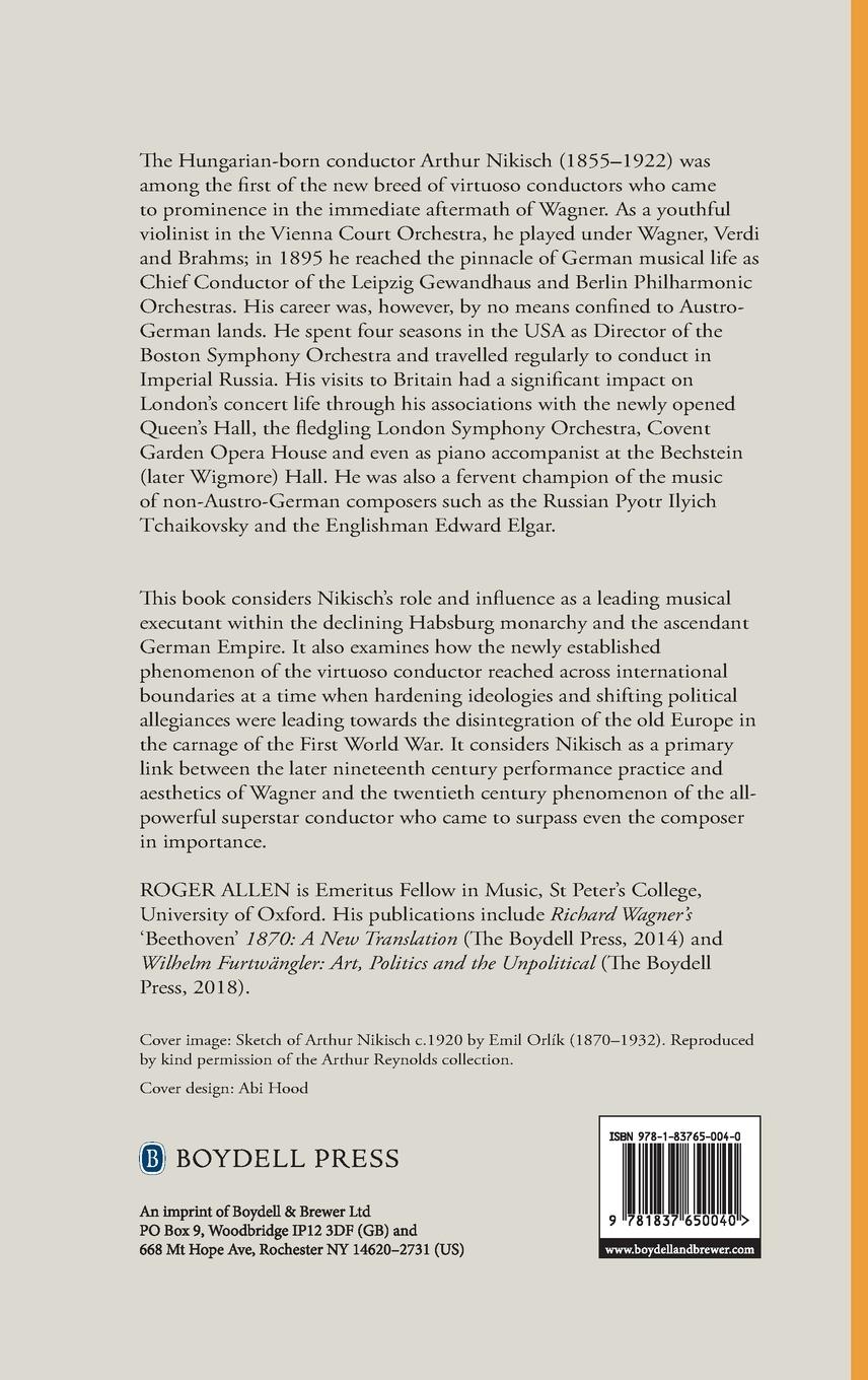 Rückseitencover Arthur Nikisch