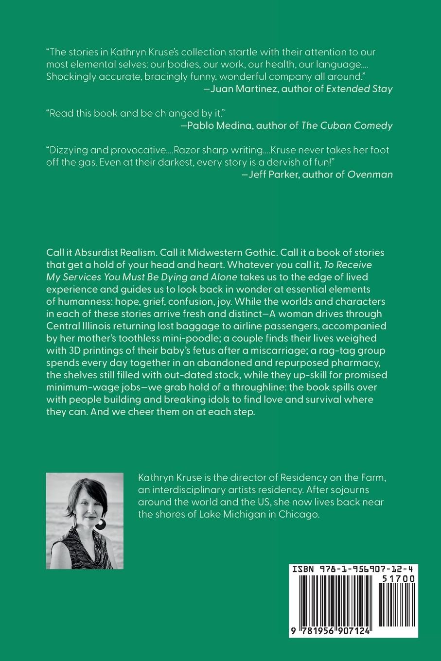 Rückseitencover To Receive My Services You Must Be Dying and Alone