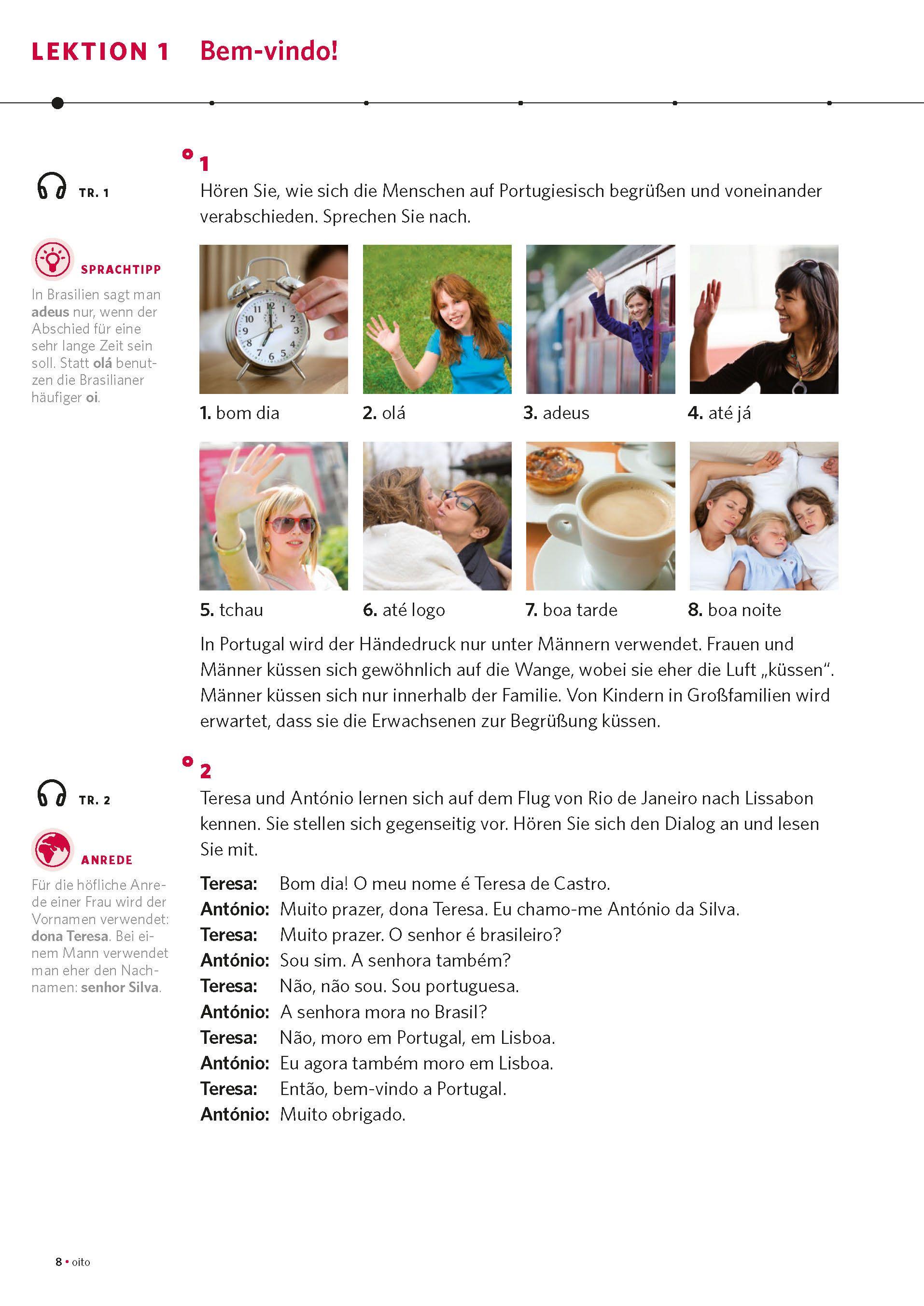 Beispielinhalt (Bild) PONS Power-Sprachkurs Portugiesisch