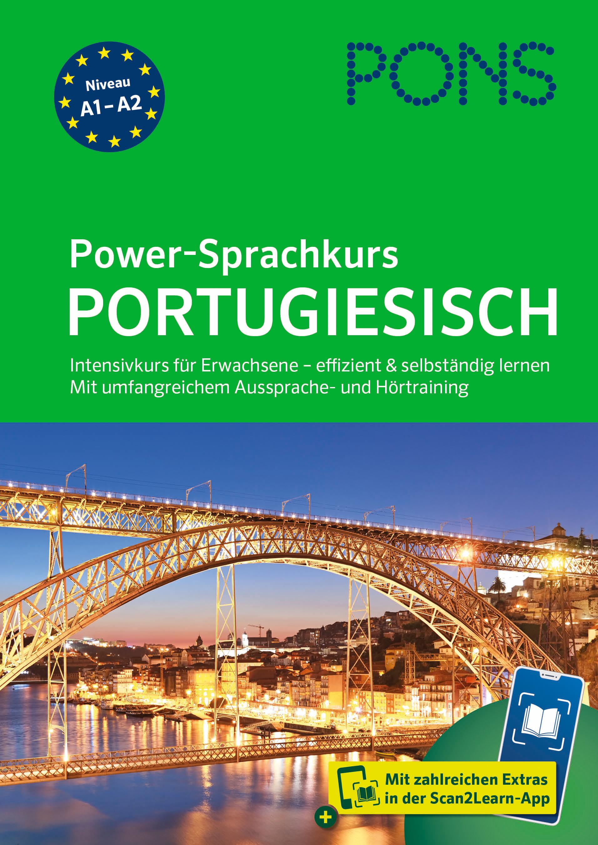 Vorderes Coverbild PONS Power-Sprachkurs Portugiesisch