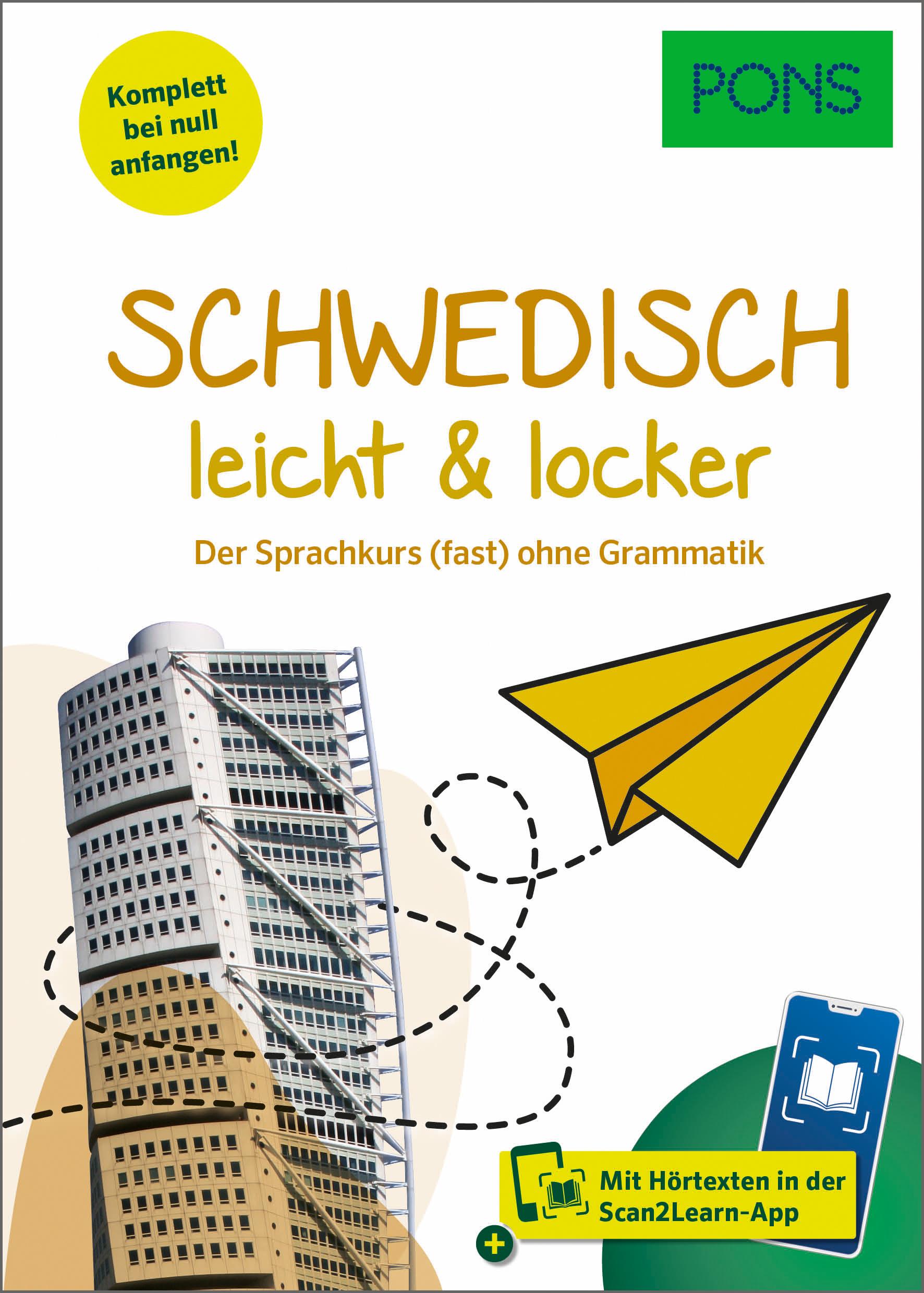 Vorderes Coverbild PONS Schwedisch leicht und locker