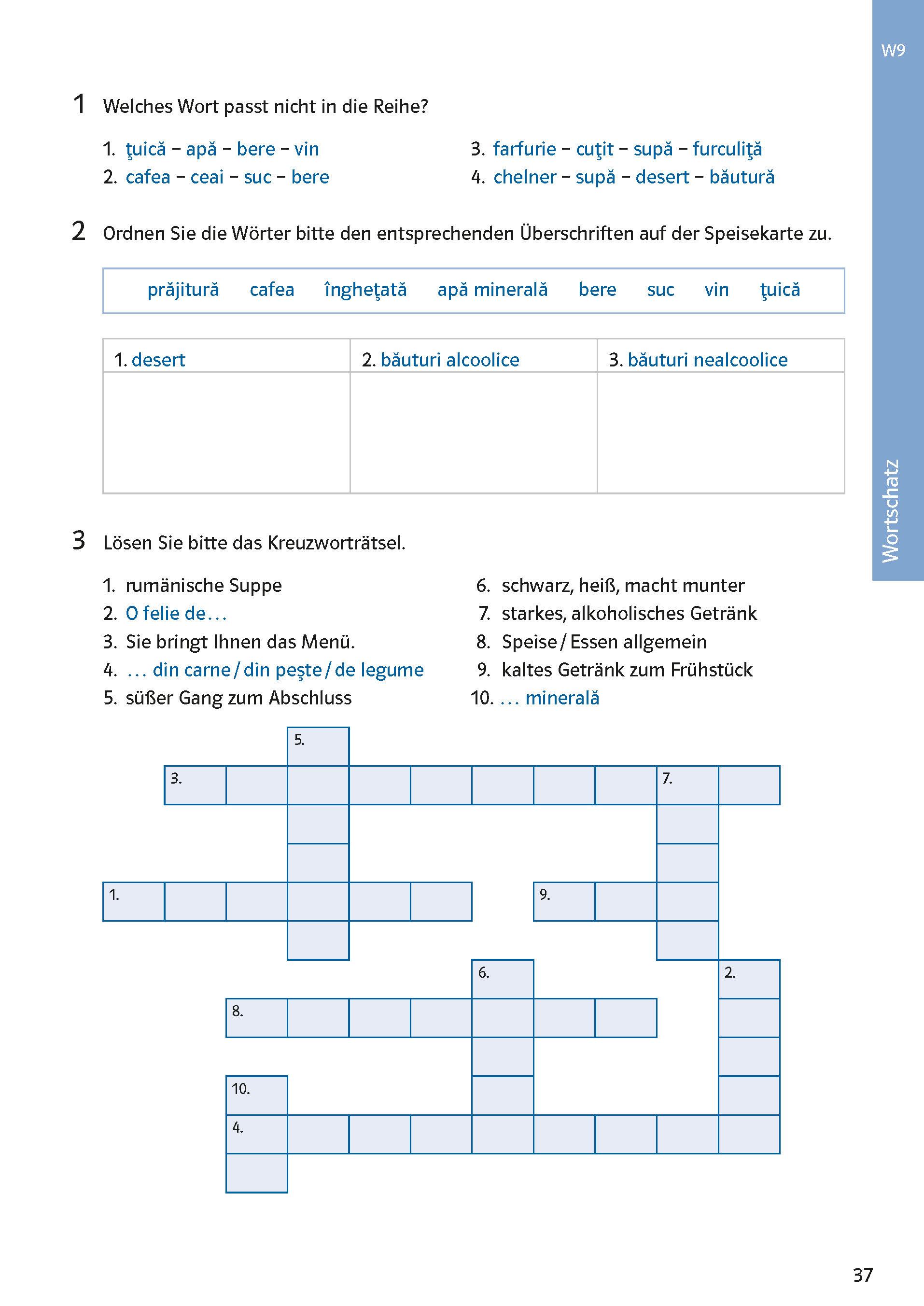 Beispielinhalt (Bild) PONS Power-Sprachtraining Rumänisch