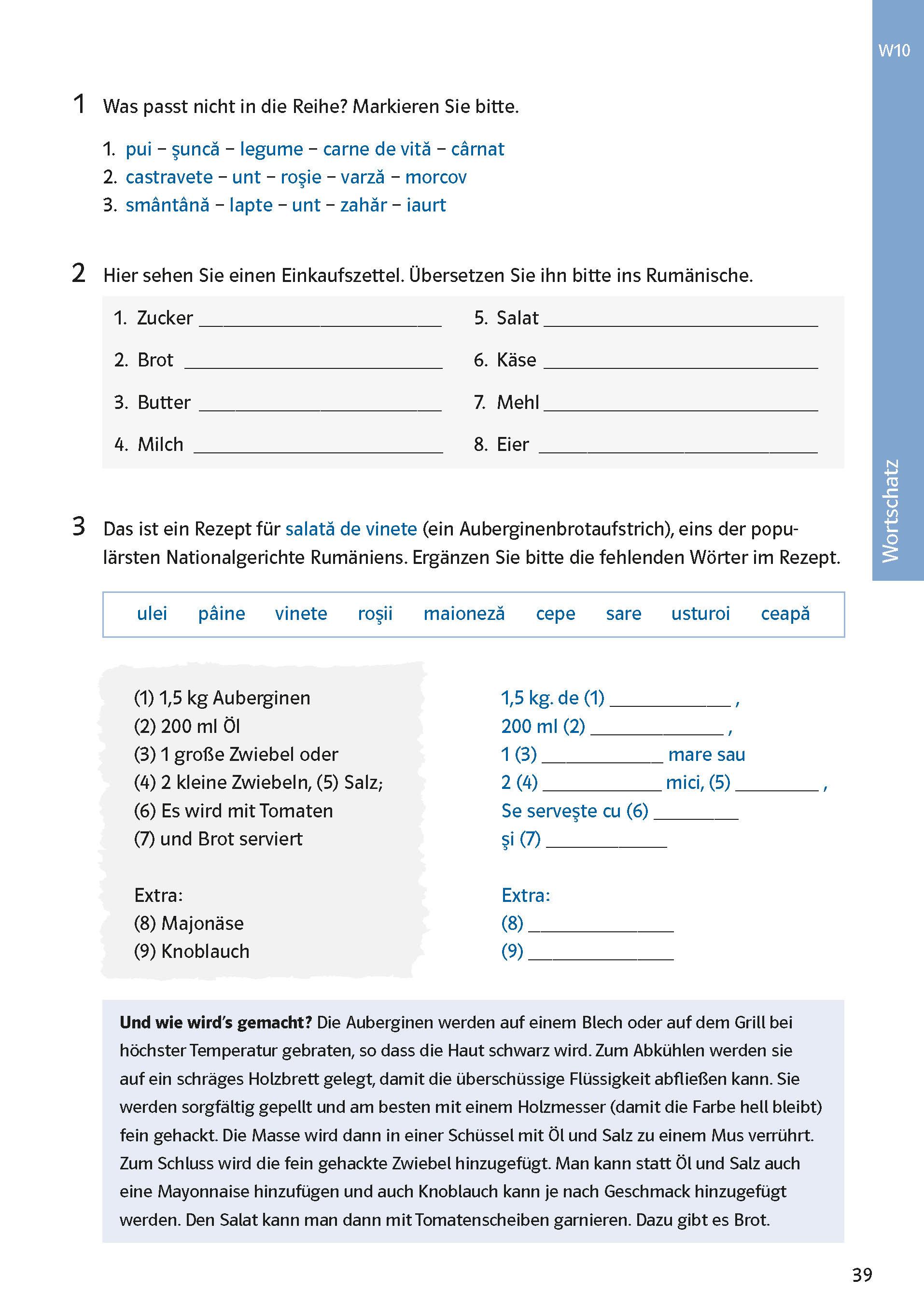 Beispielinhalt (Bild) PONS Power-Sprachtraining Rumänisch