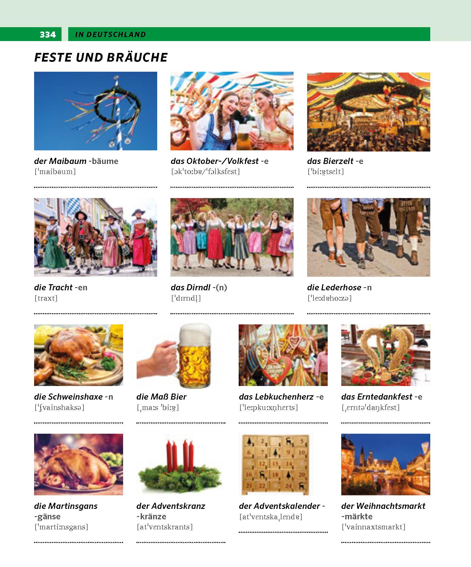 Beispielinhalt (Bild) PONS Bildwörterbuch Deutsch als Fremdsprache