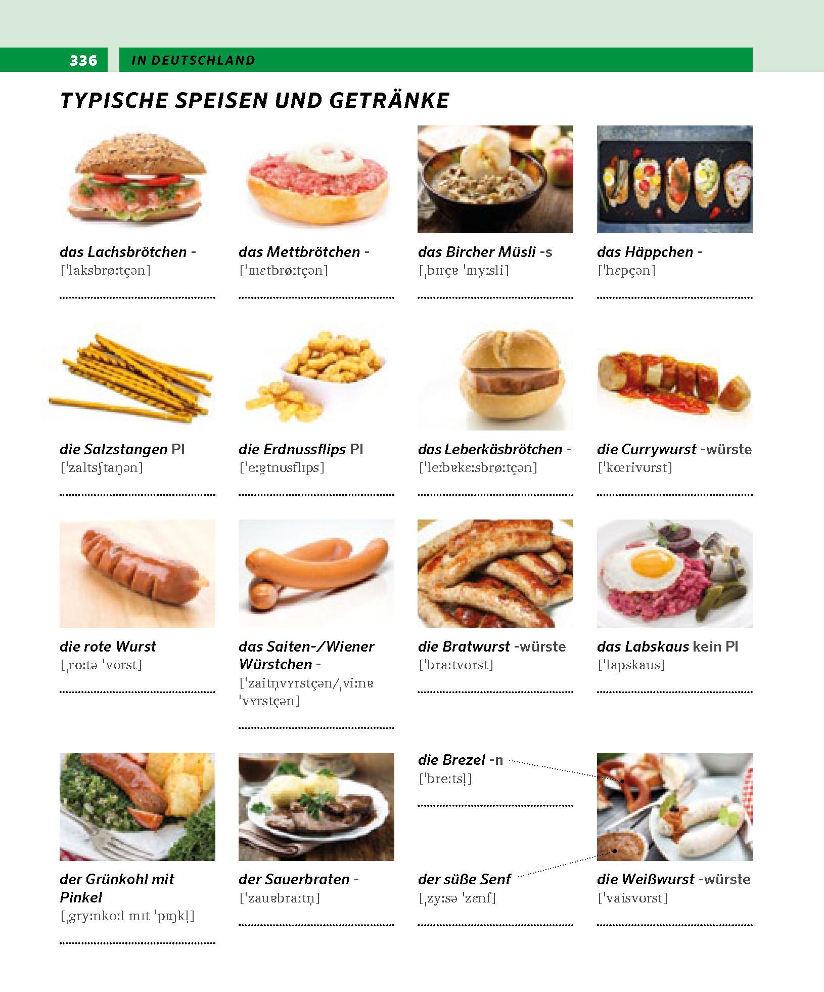 Beispielinhalt (Bild) PONS Bildwörterbuch Deutsch als Fremdsprache