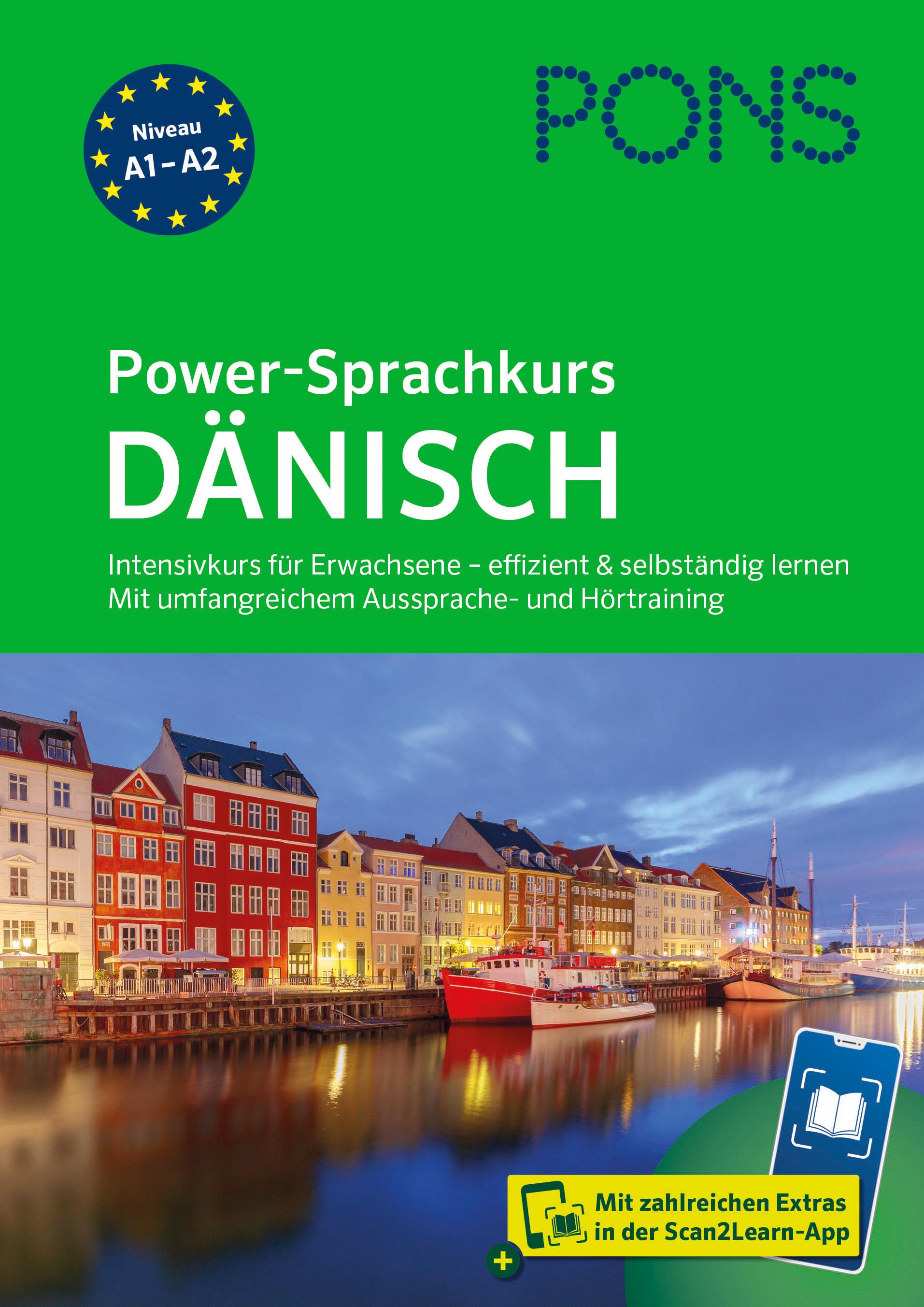 Vorderes Coverbild PONS Power-Sprachkurs Dänisch