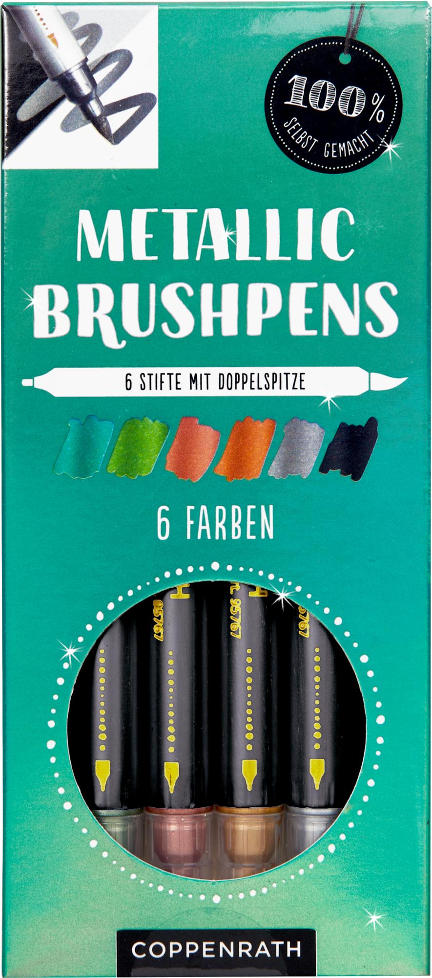 Vorderes Coverbild Metallic Brushpens (Grün)