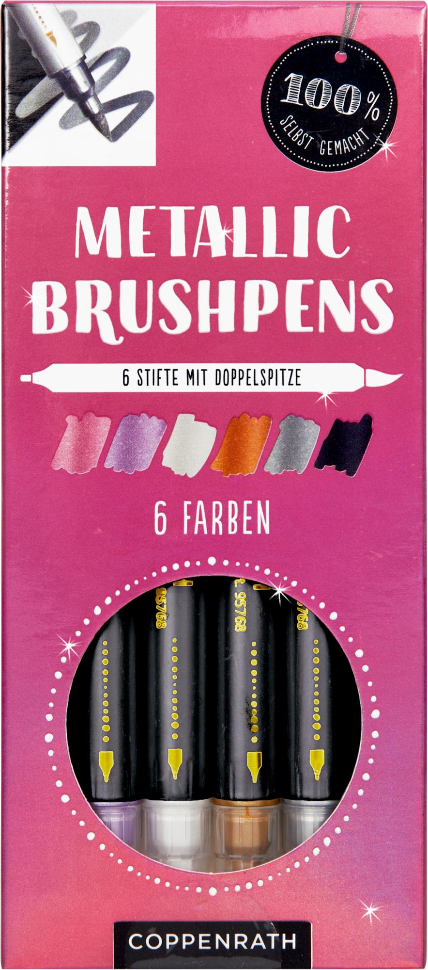Vorderes Coverbild Metallic Brushpens (Beere)