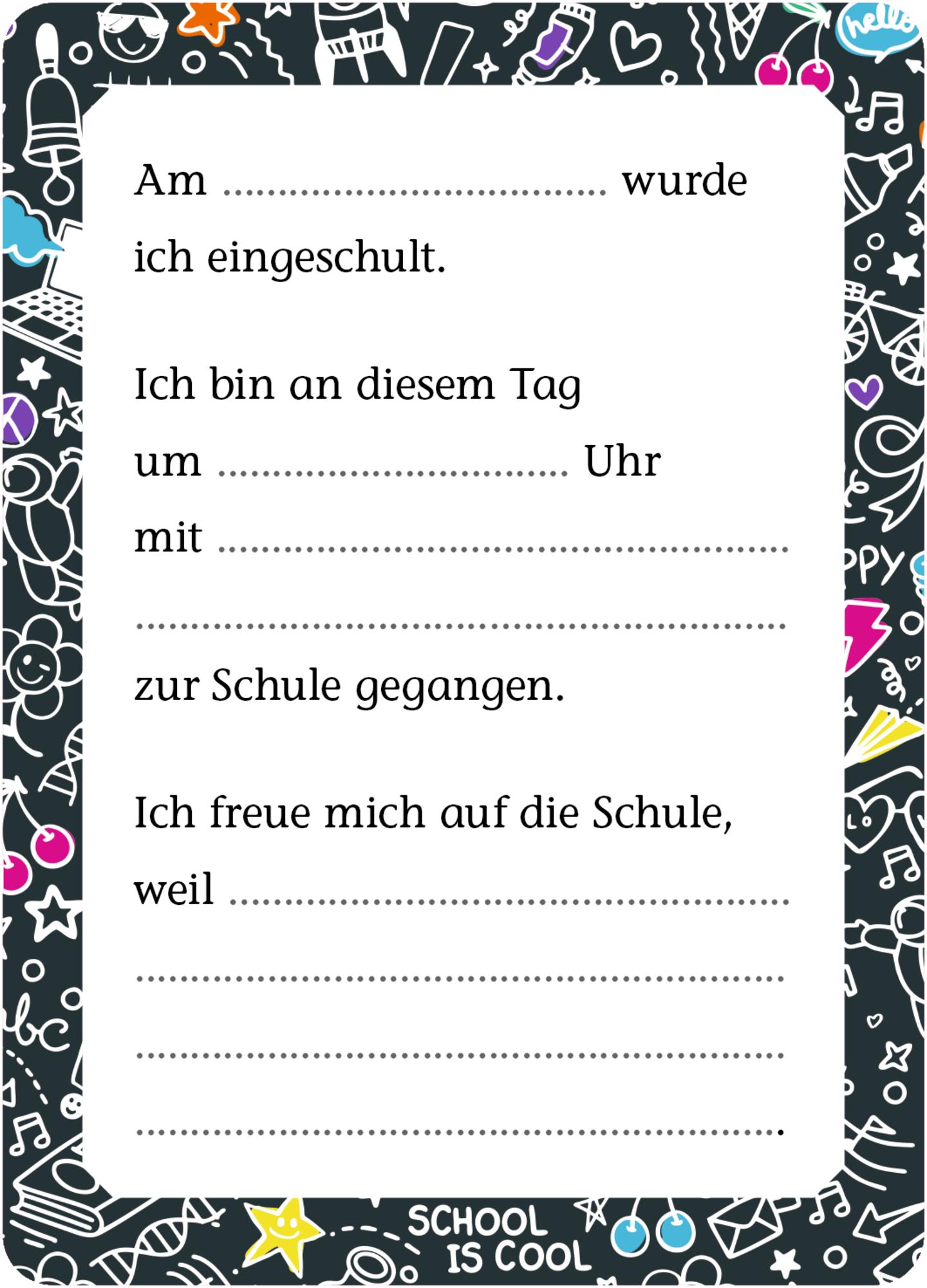 Beispielinhalt (Bild) Kartenbox - Meine Rätsel-Witze-Box zum Schulstart