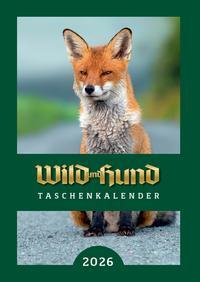 Vorderes Coverbild Taschenkalender WILD UND HUND 2026