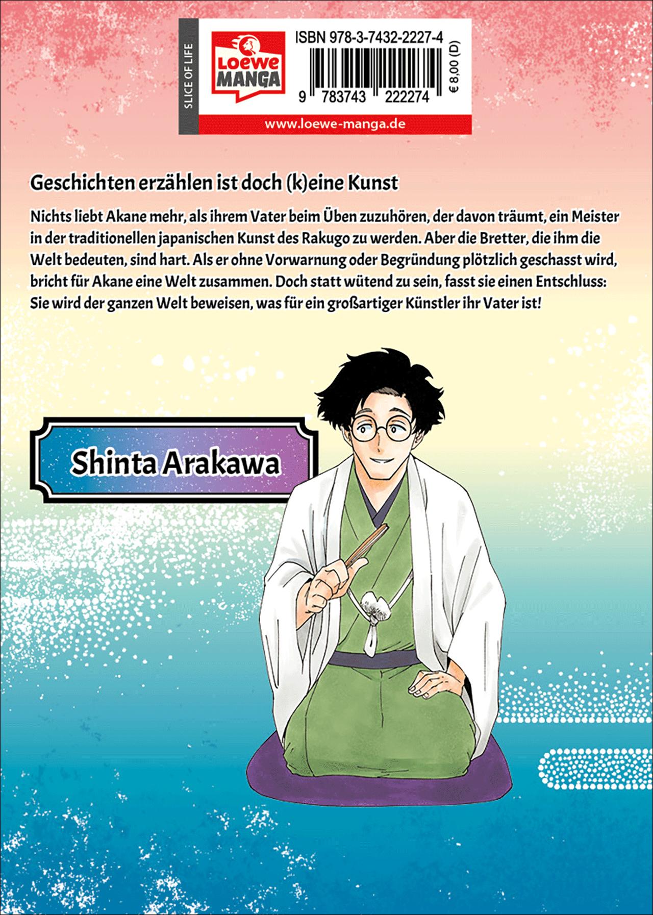 Rückseitencover Akane-banashi Starter Pack