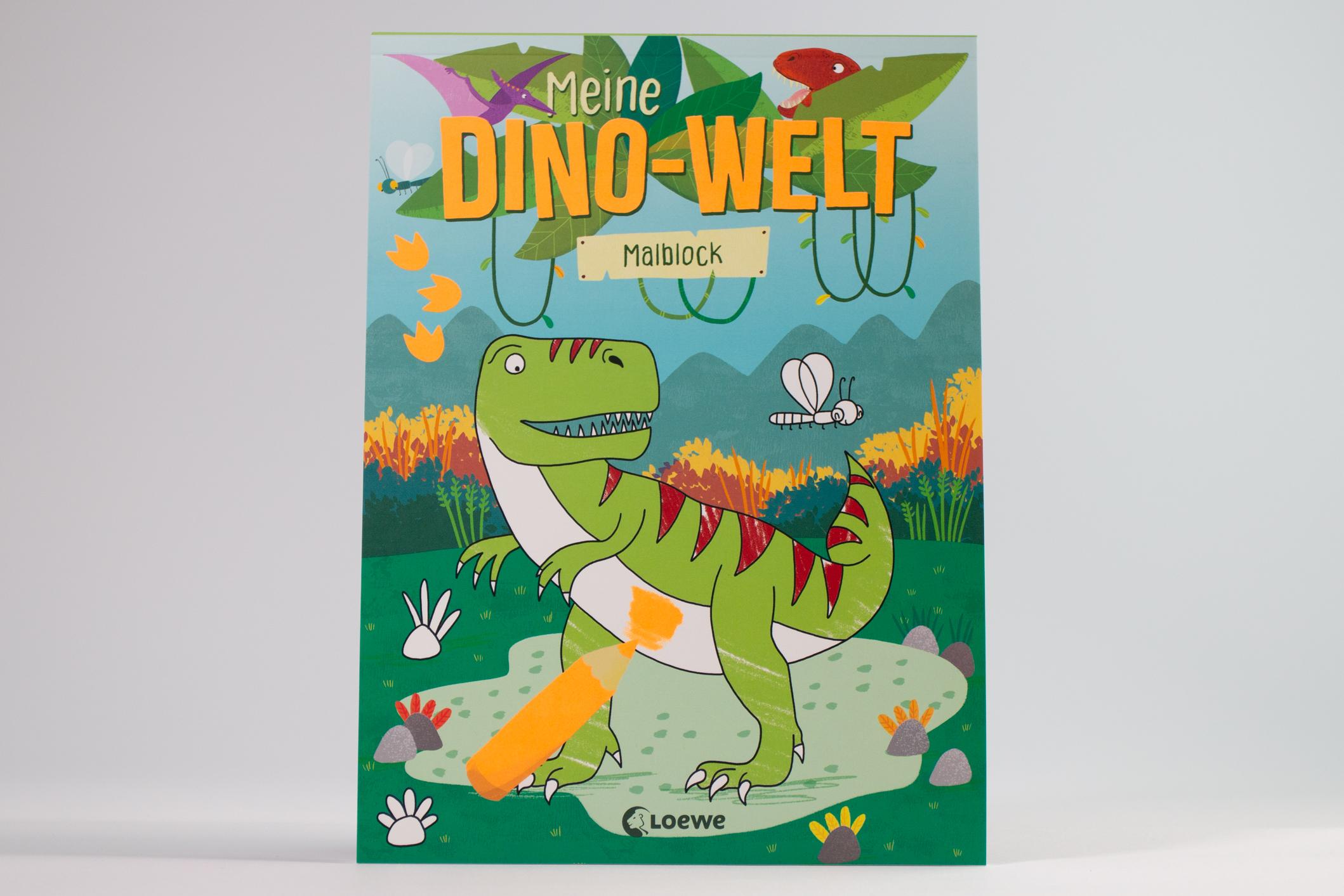 Beispielinhalt (Bild) Meine Dino-Welt - Malblock