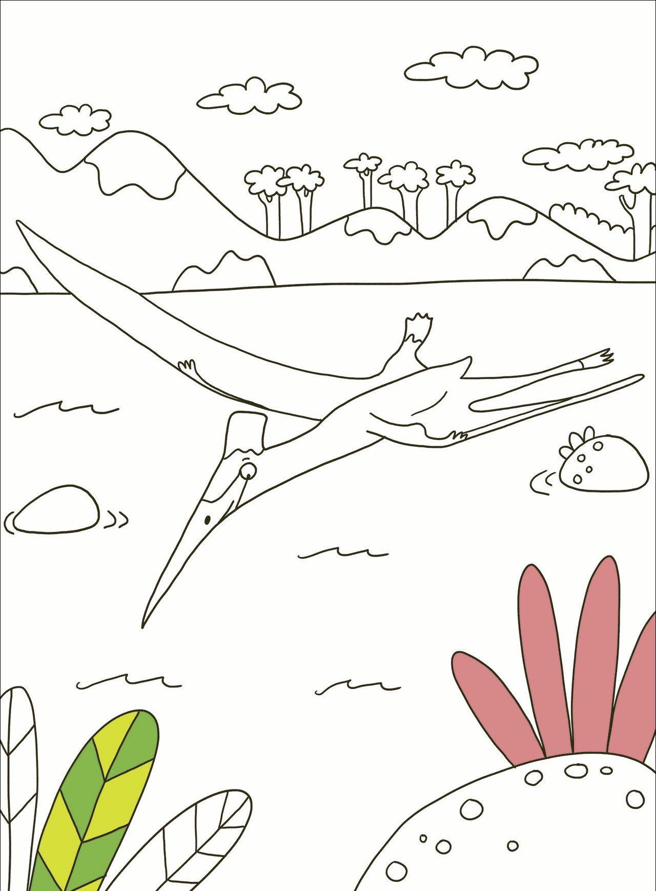 Beispielinhalt (Bild) Meine Dino-Welt - Malblock