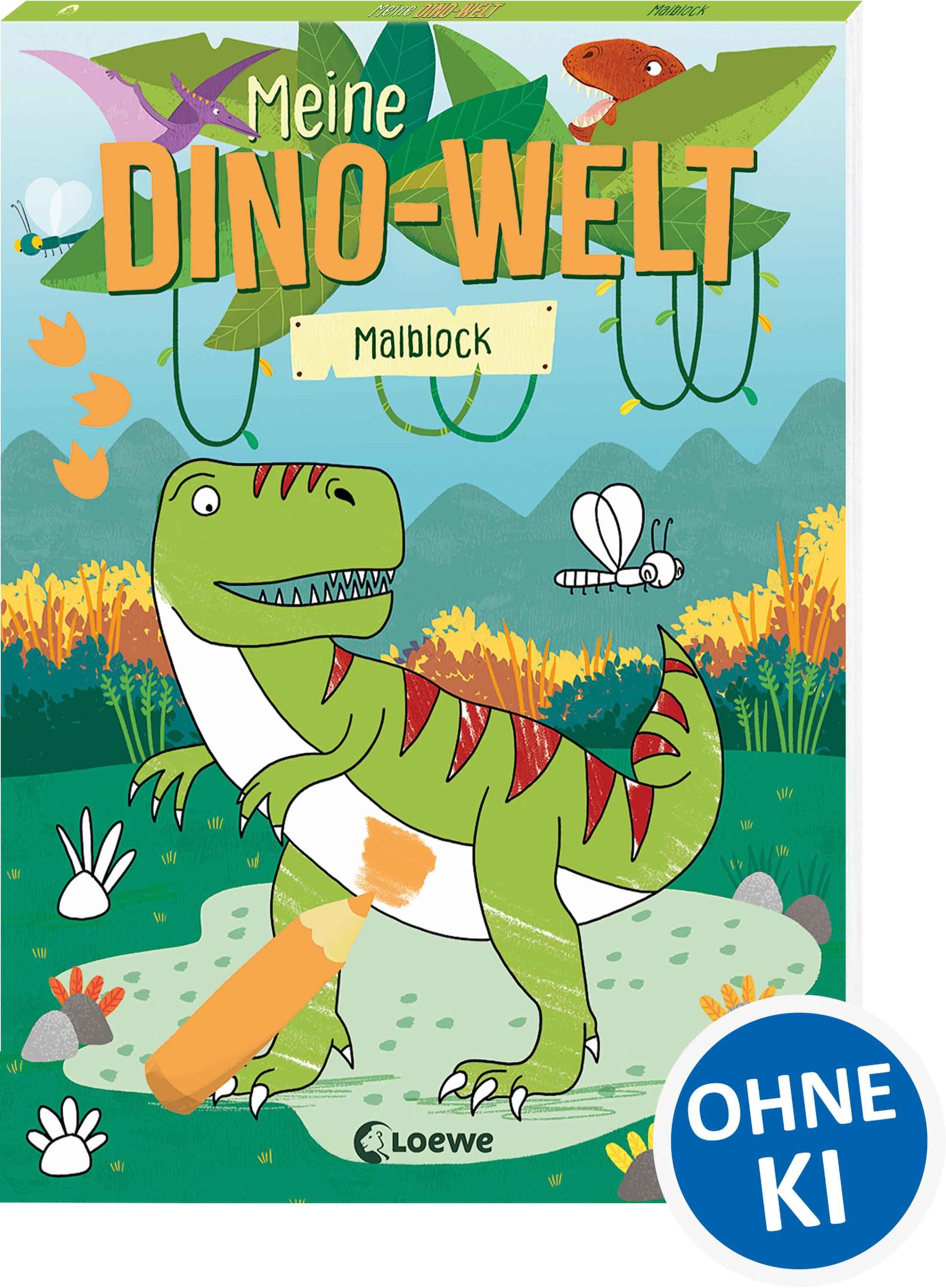 Vorderes Coverbild Meine Dino-Welt - Malblock