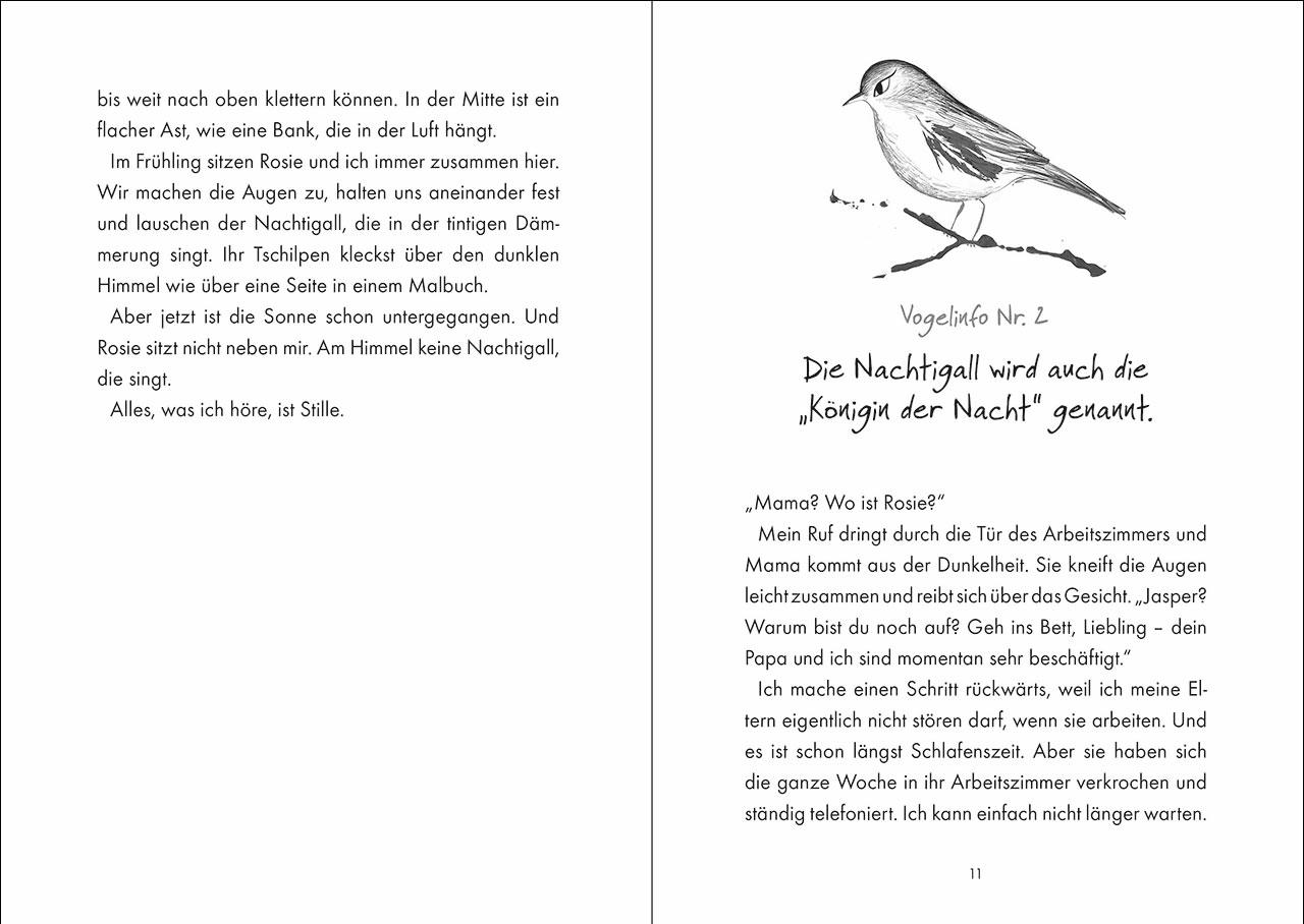 Beispielinhalt (Bild) Jasper und das Lied der Nachtigall