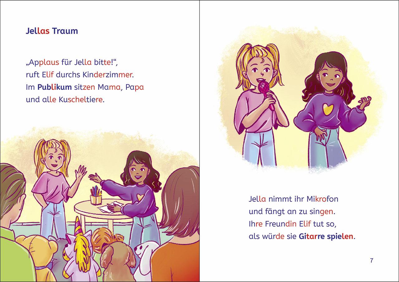 Beispielinhalt (Bild) Leselöwen 1. Klasse - Plötzlich berühmt