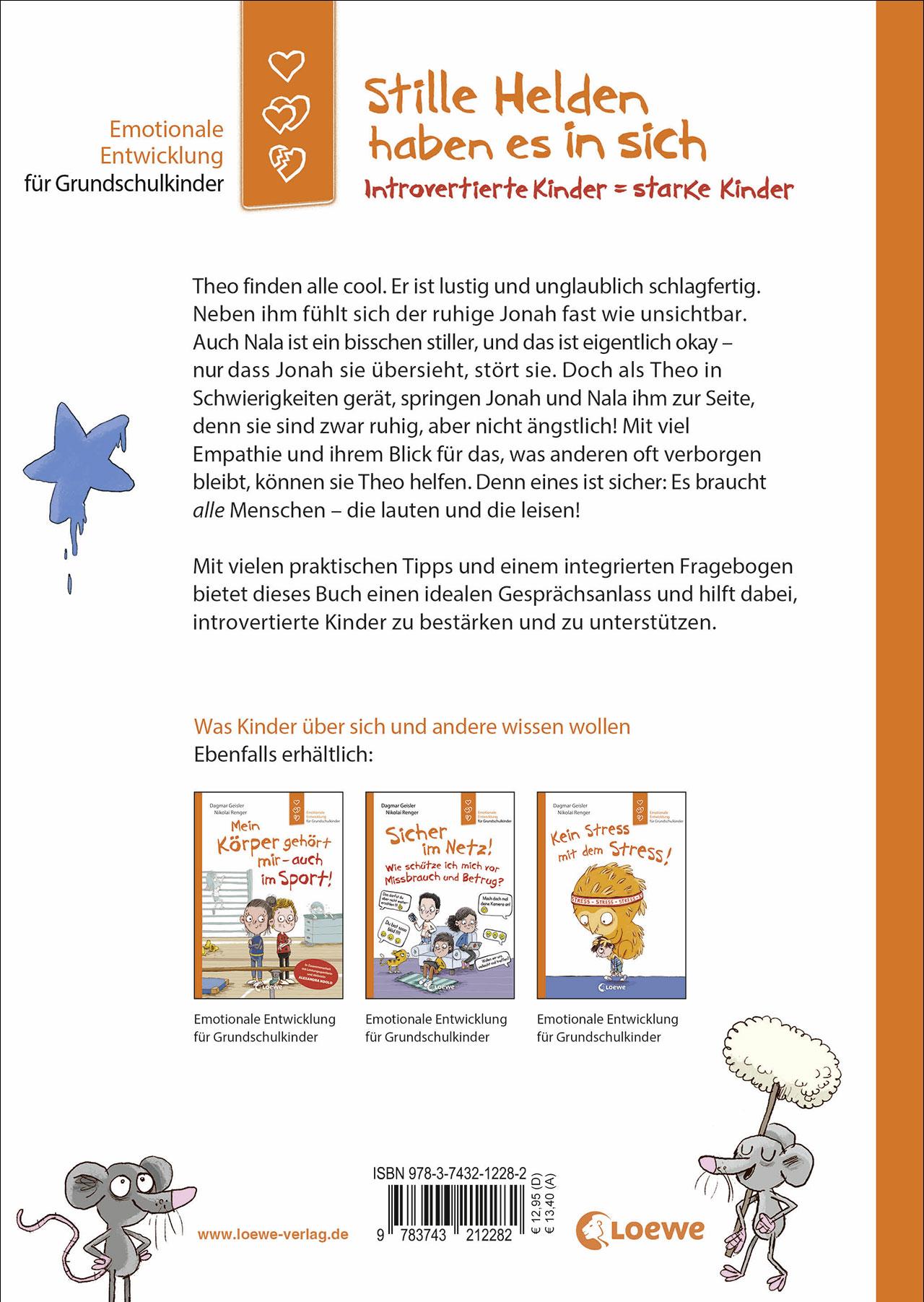 Rückseitencover Stille Helden haben es in sich (Starke Kinder, glückliche Eltern)