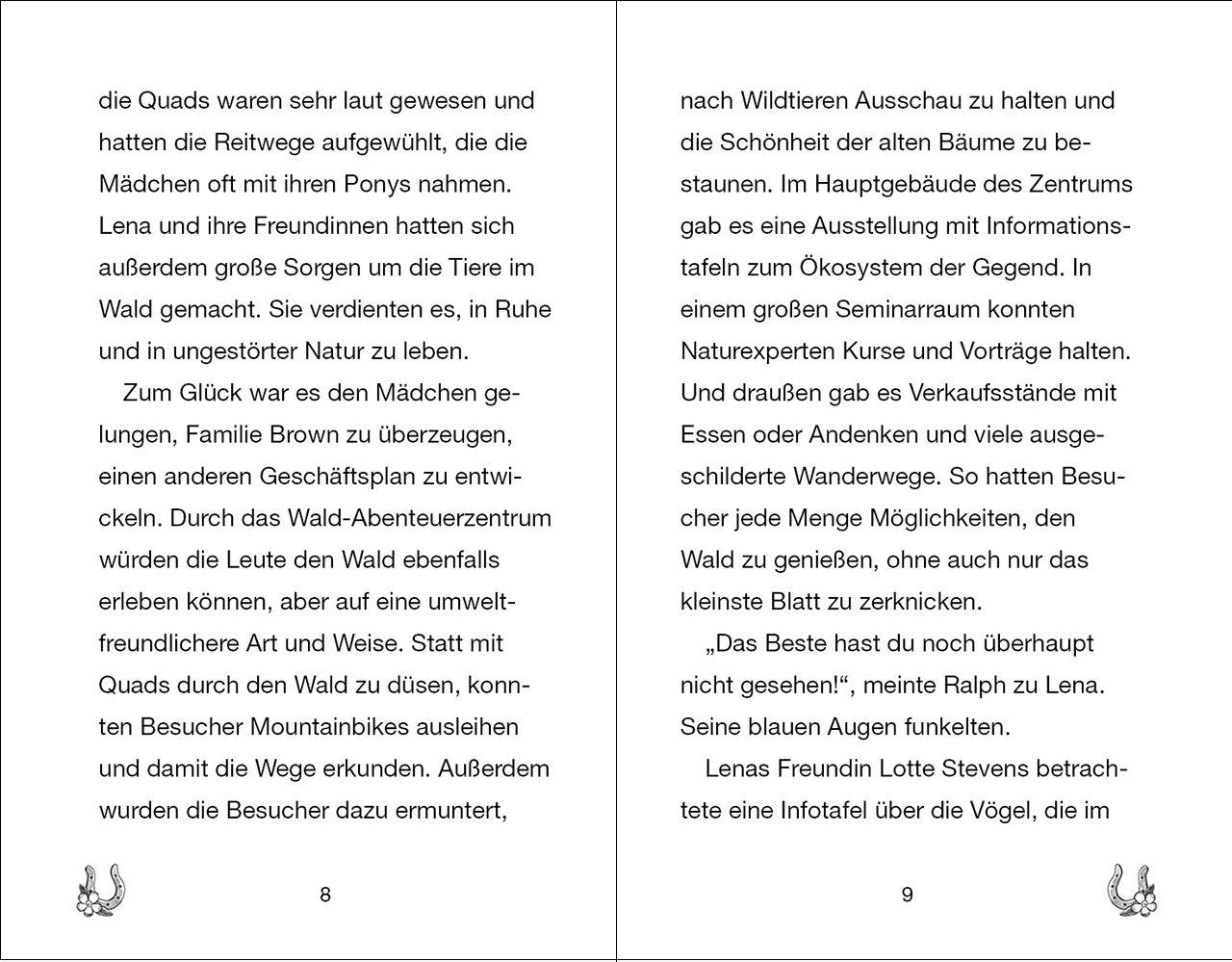 Beispielinhalt (Bild) Ponyhof Apfelblüte (Band 24) - Hannahs großer Sprung