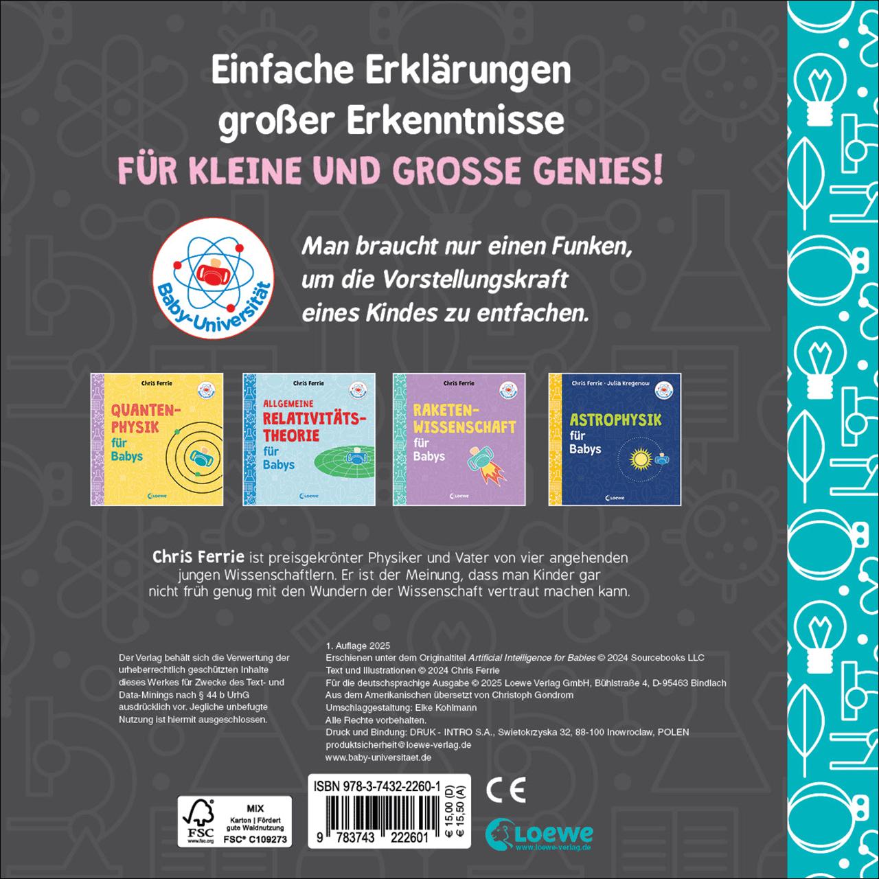 Rückseitencover Baby-Universität - Künstliche Intelligenz für Babys