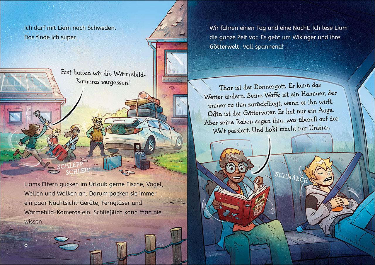 Beispielinhalt (Bild) Leselöwen 3. Klasse - Der Kampf der Götter