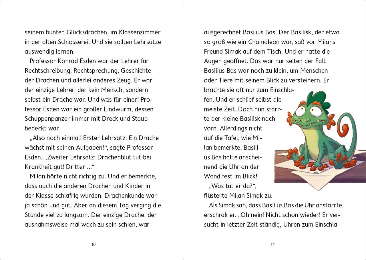 Beispielinhalt (Bild) Drachenschule Nebelsturm (Band 2) - Der verschwundene Feuerdrache