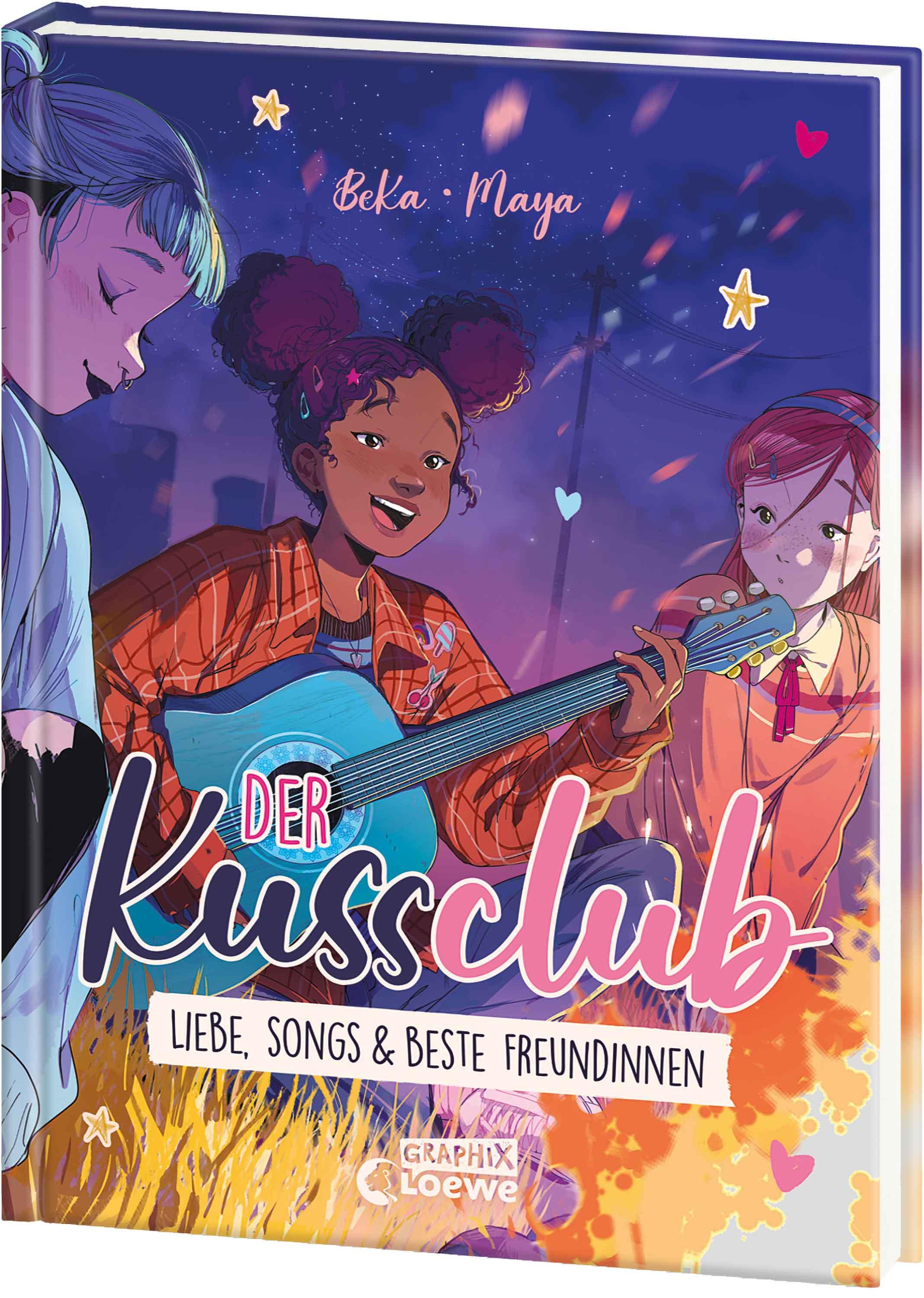 Vorderes Coverbild Der Kuss Club (Band 3) - Liebe, Songs & beste Freundinnen