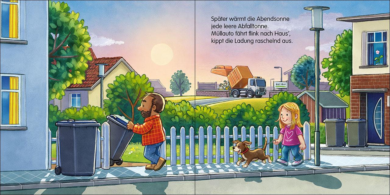 Beispielinhalt (Bild) Gute Nacht, kleines Müllauto!