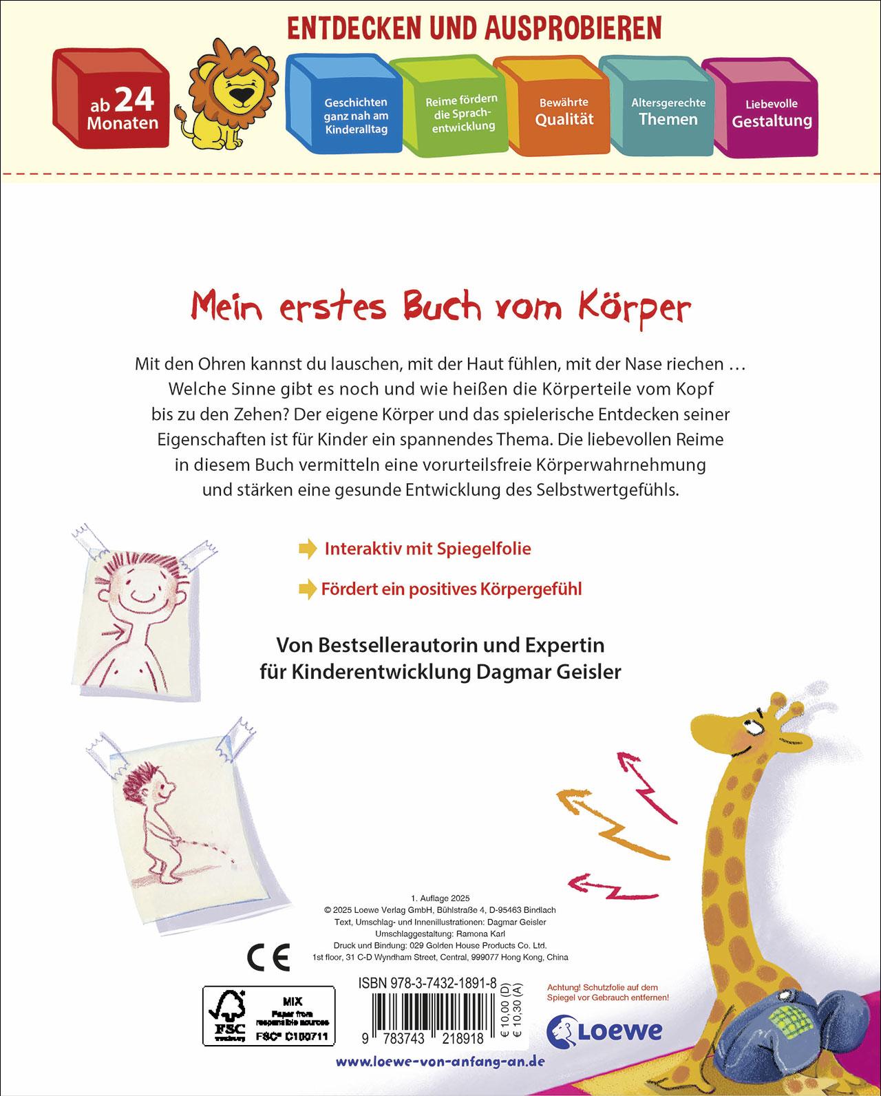 Rückseitencover Ohren, Nase, Bauch - das hab ich auch!